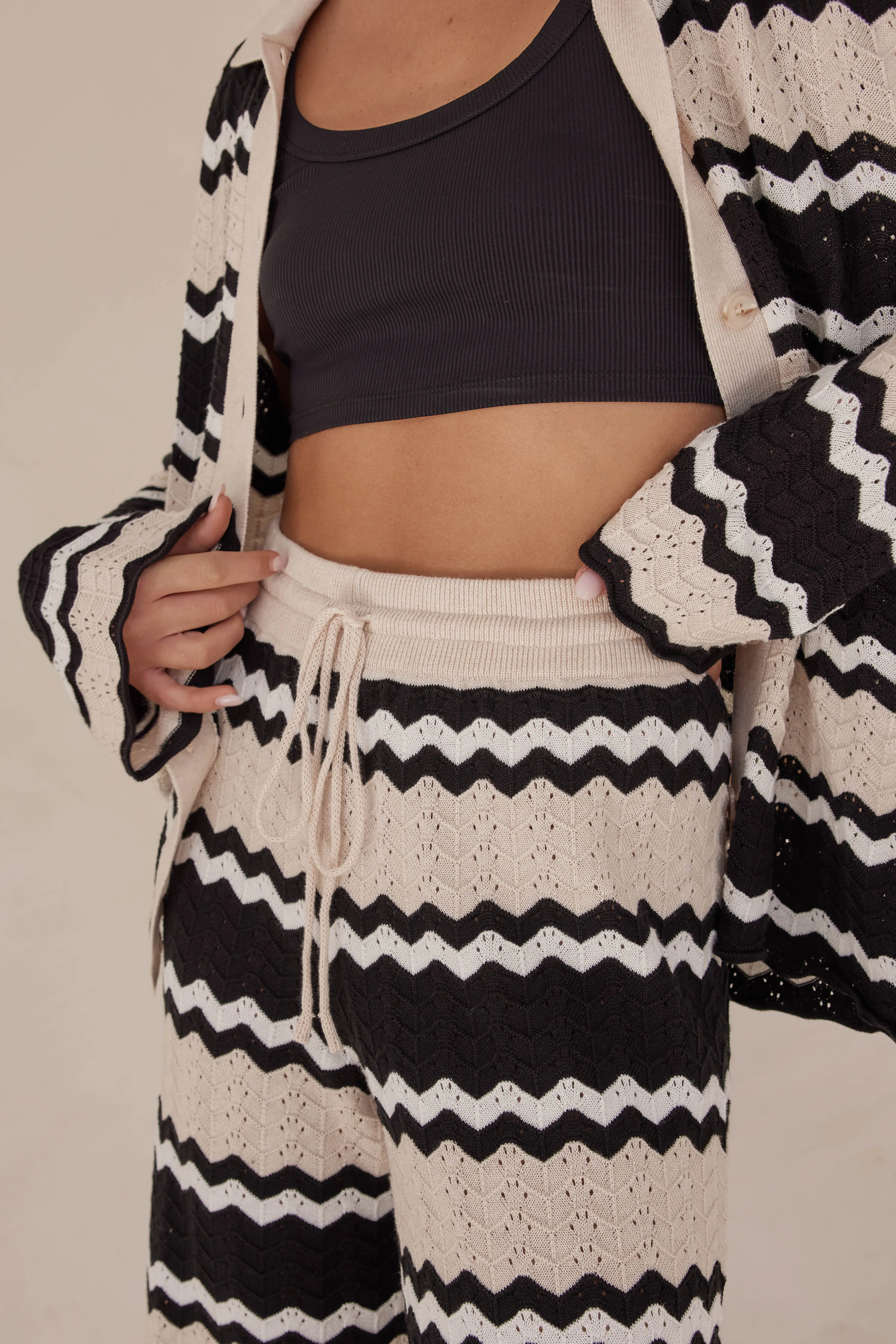 Lucca Knit Pant (Black) sold by Runway Scout product image thumbnail 3