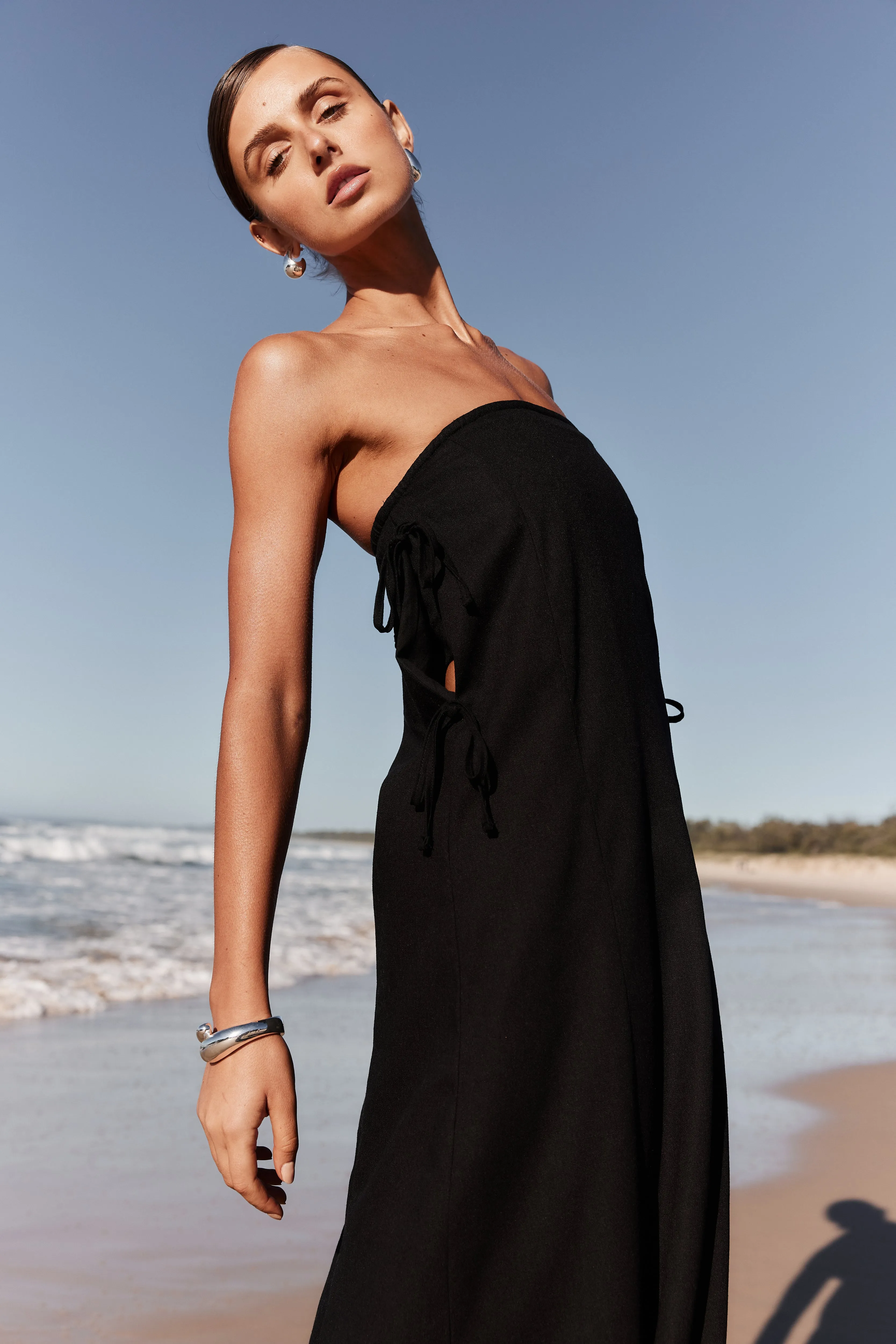 Kayden Maxi Dress (Black) sold by Runway Scout product image thumbnail 2