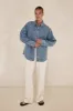 Courtney Denim Shirt (Blue) sold by Runway Scout