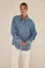Courtney Denim Shirt (Blue) sold by Runway Scout