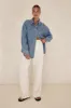 Courtney Denim Shirt (Blue) sold by Runway Scout