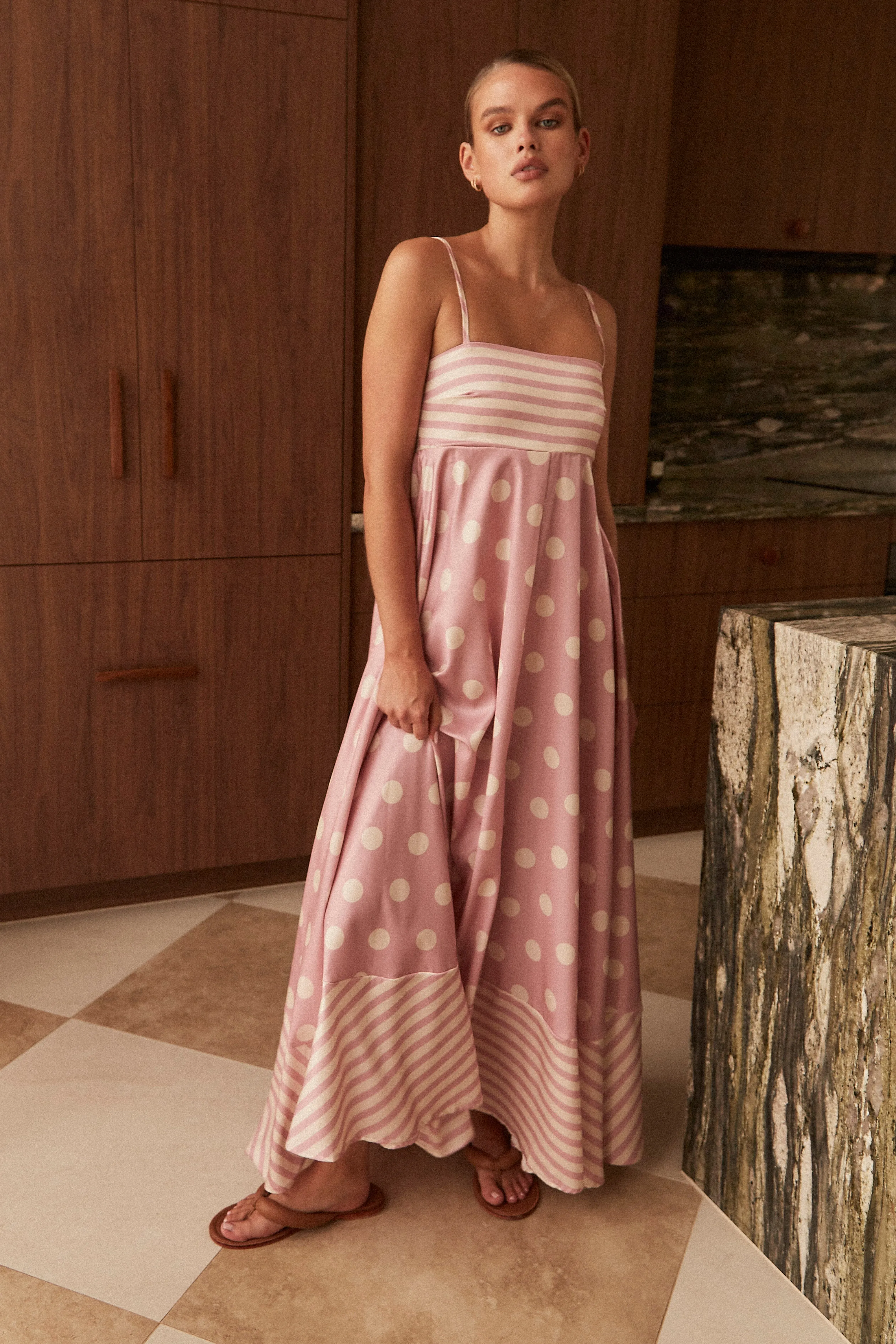 Fleur Maxi Dress (Pink) sold by Runway Scout product image thumbnail 5
