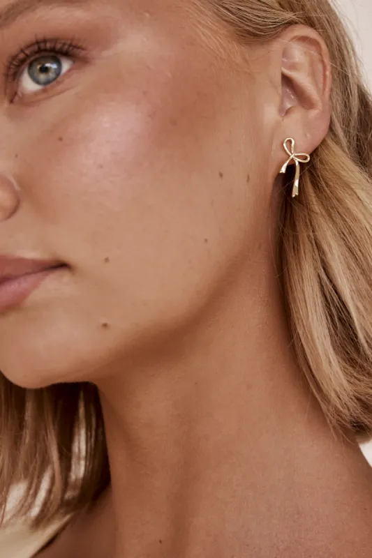 Ollie Earrings (Gold) sold by Runway Scout