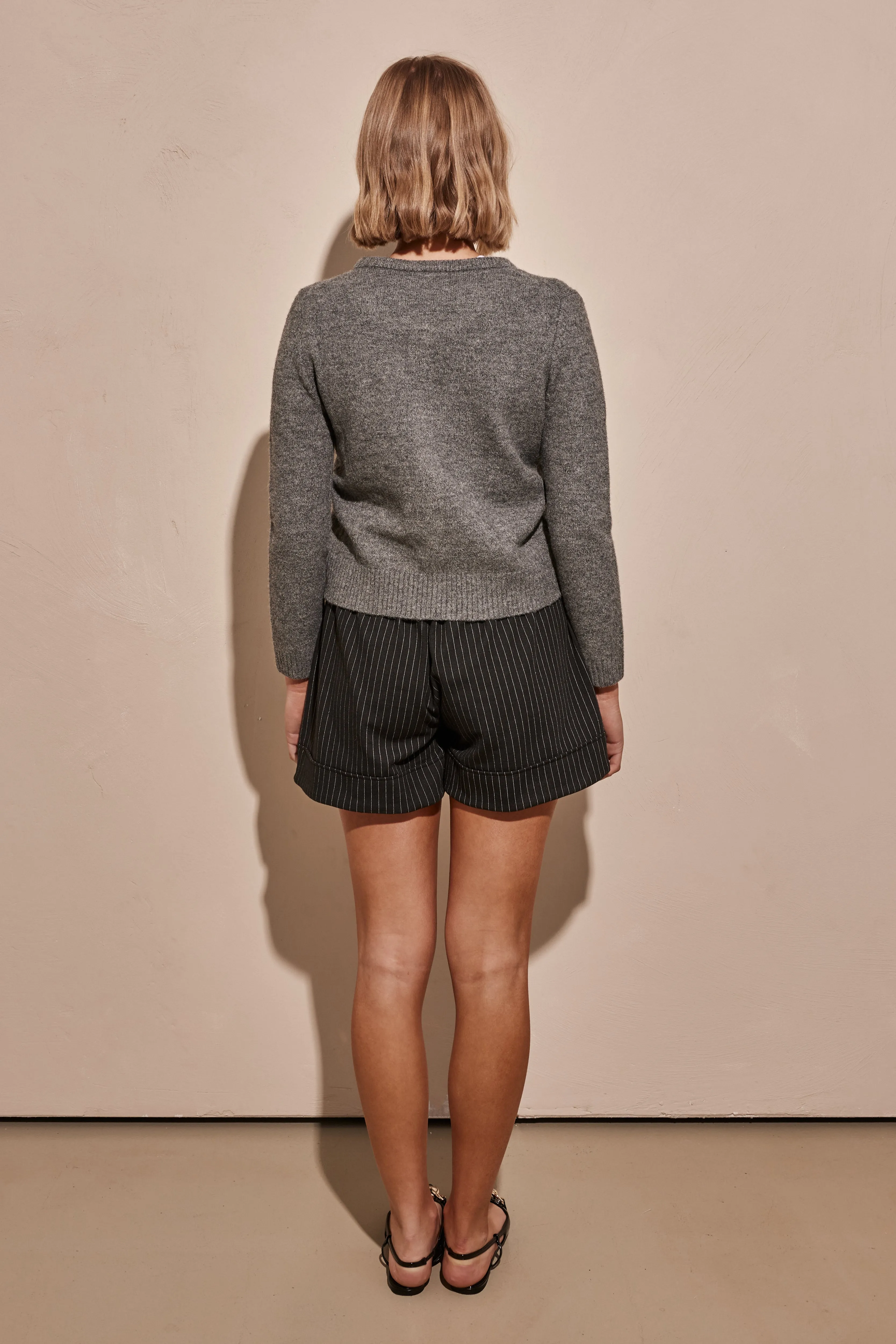 Moore Knit Cardigan (Grey) sold by Runway Scout product image thumbnail 5