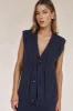Caleigh Knit Vest (Navy) sold by Runway Scout