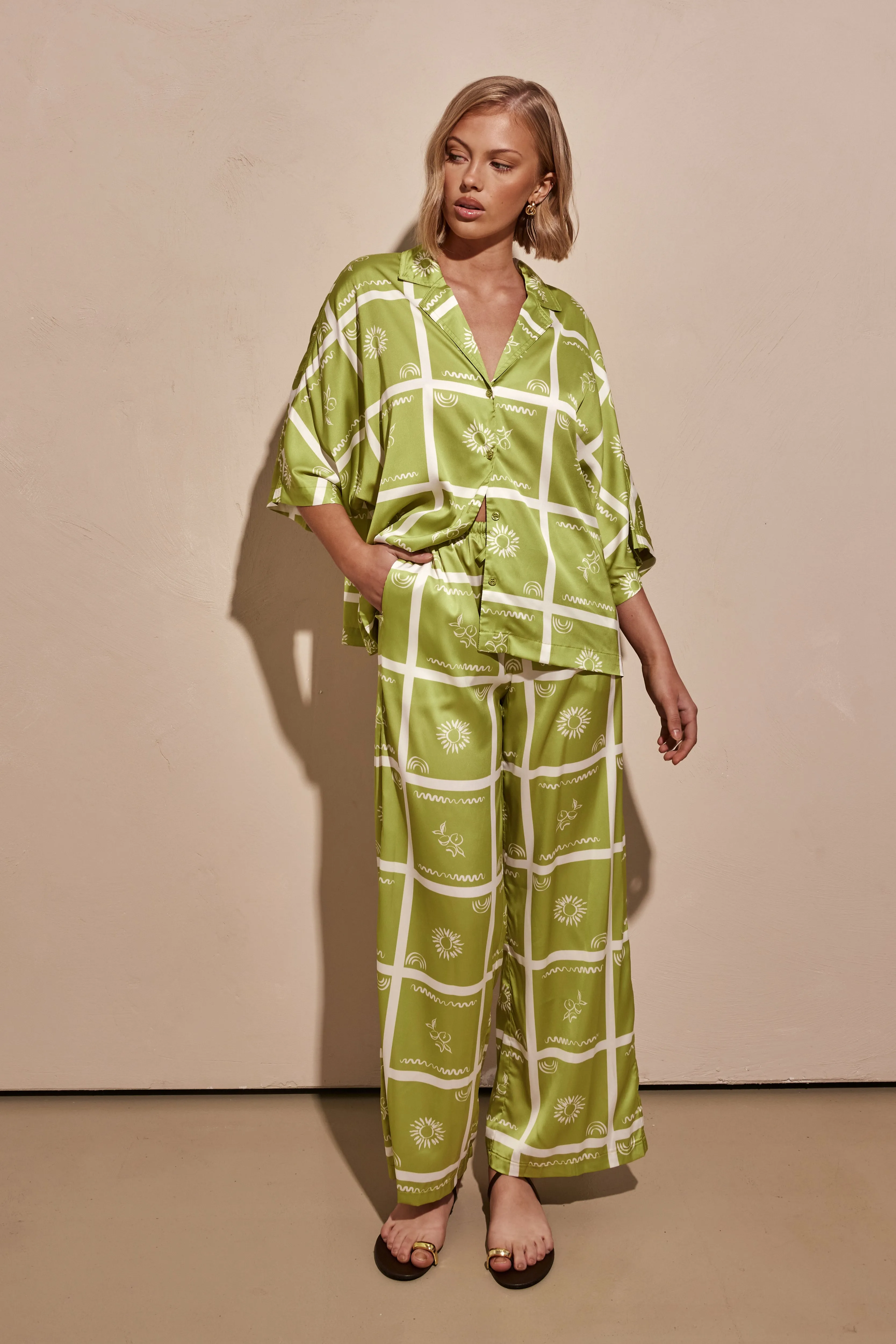Del Ray Shirt (Green) sold by Runway Scout product image thumbnail 5