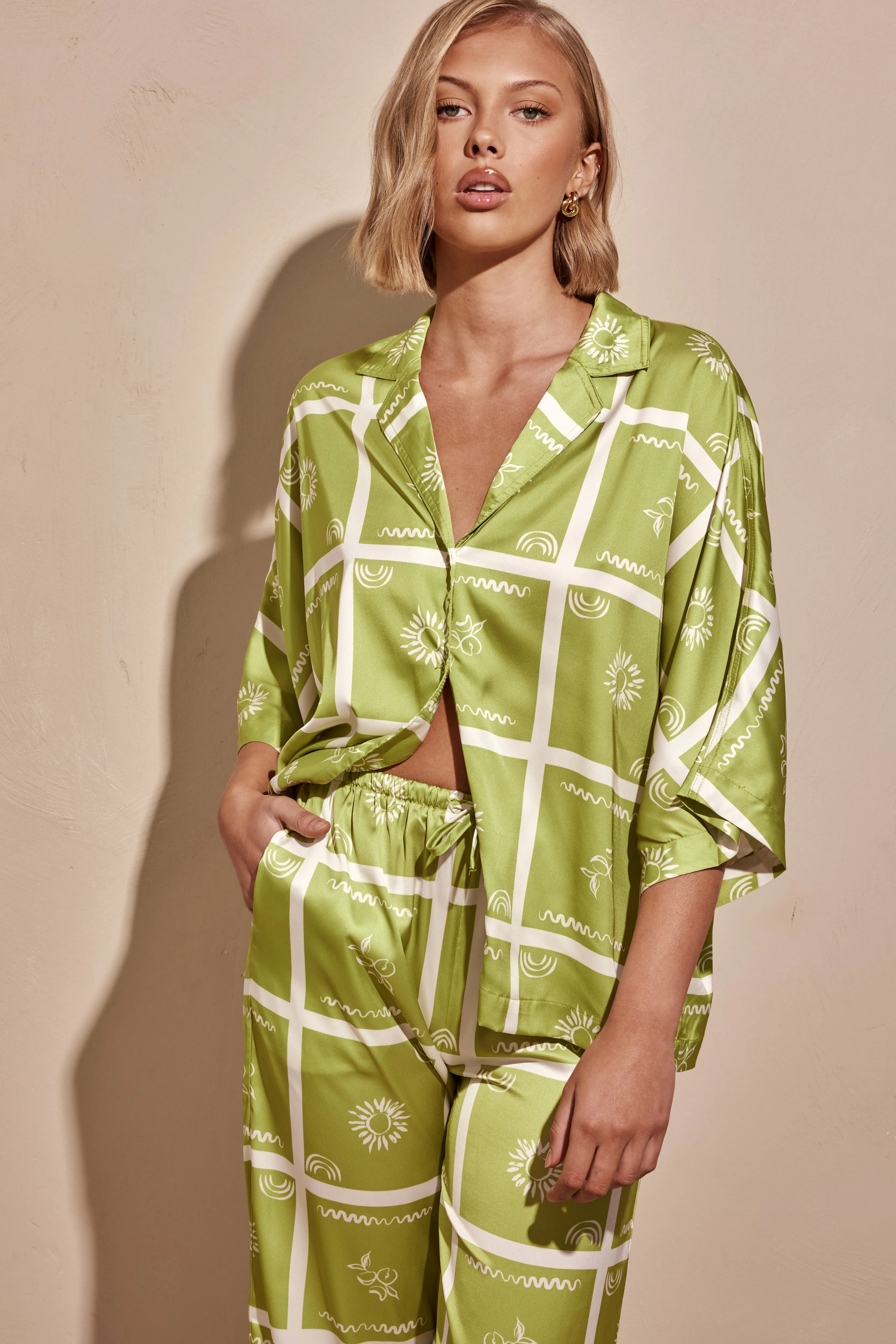 Del Ray Shirt (Green) sold by Runway Scout product image thumbnail 2