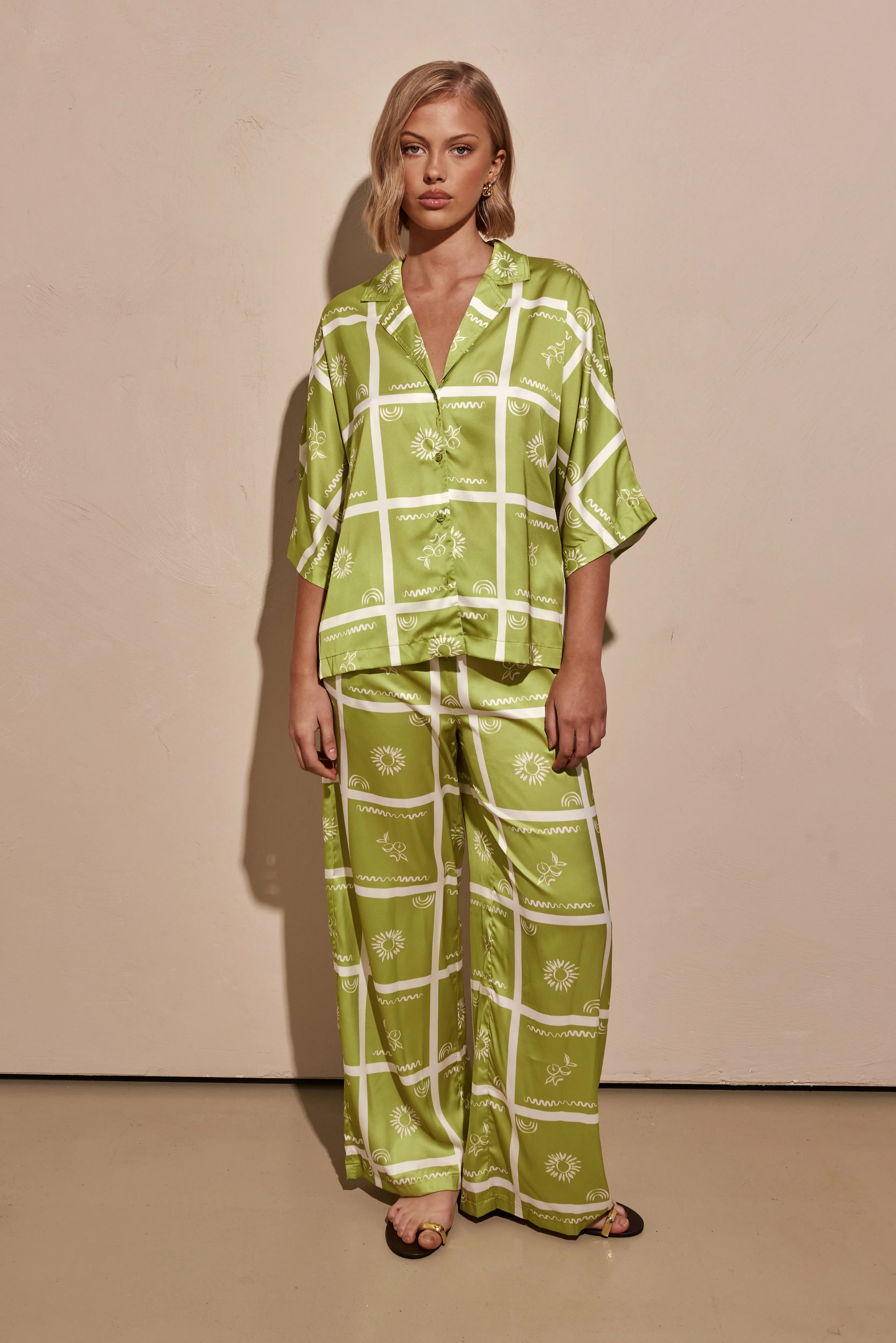 Del Ray Shirt (Green) sold by Runway Scout product image thumbnail 4