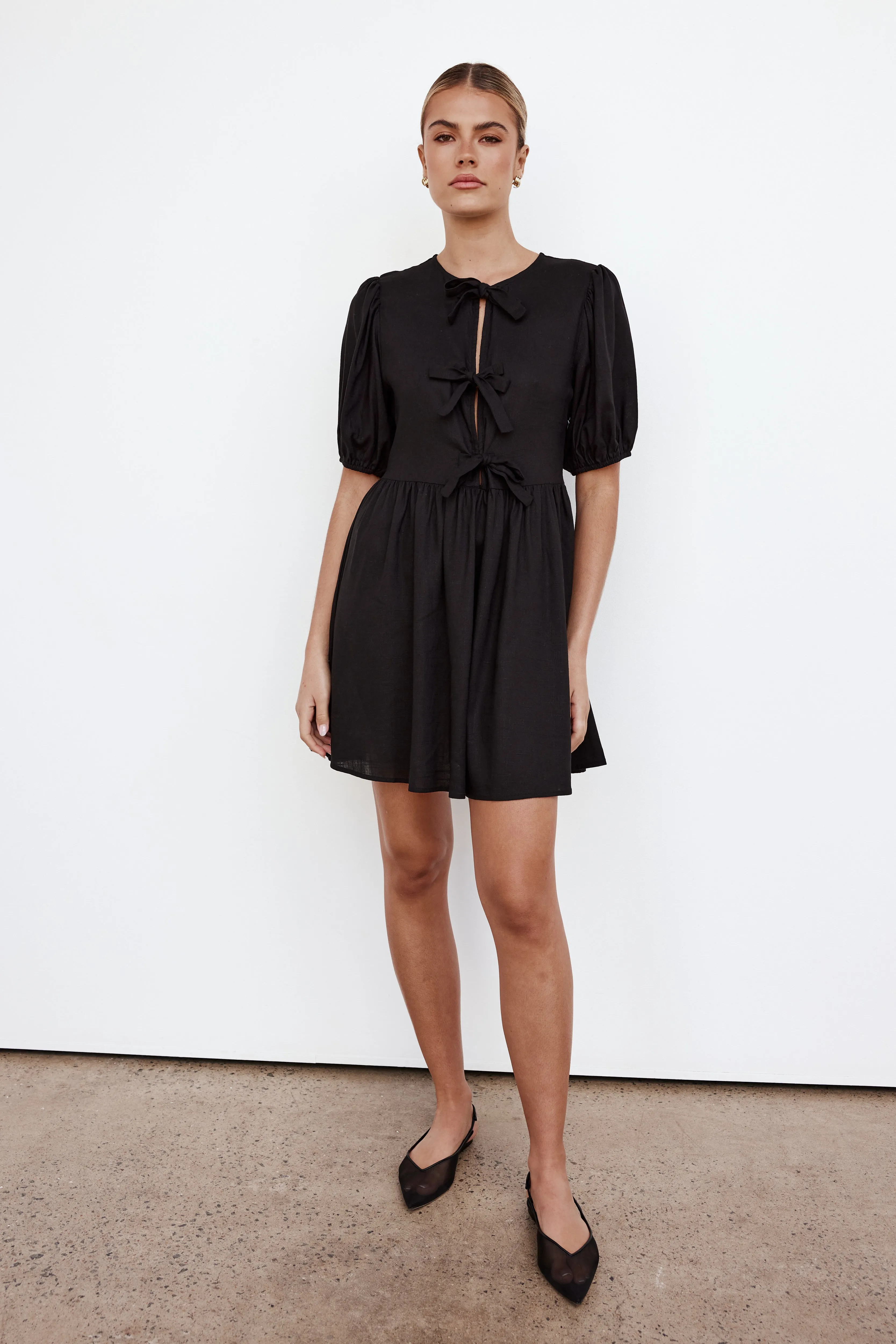 Iona Mini Dress (Black) sold by Runway Scout product image thumbnail 3