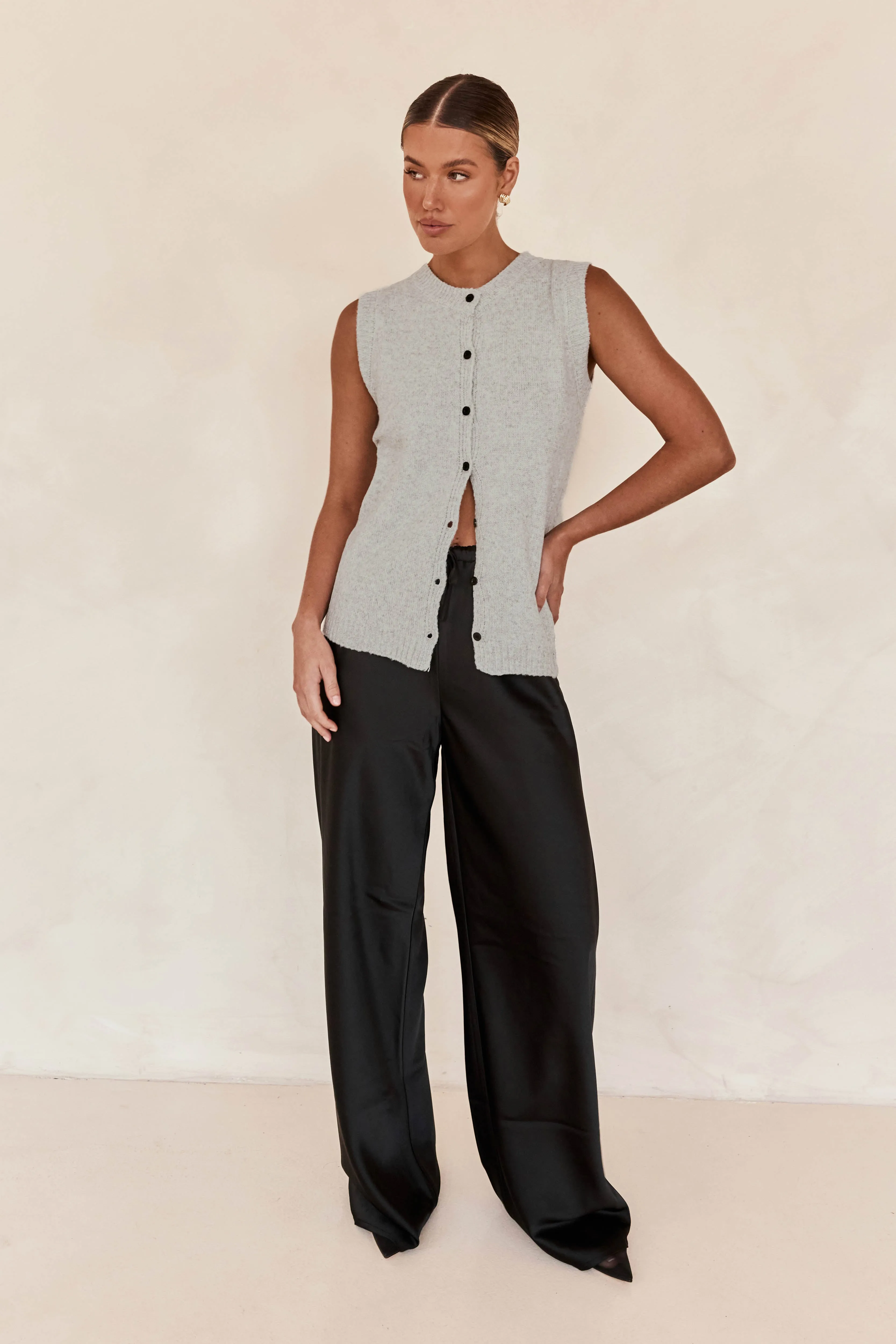 Fae Knit Vest (Grey) sold by Runway Scout product image thumbnail 2