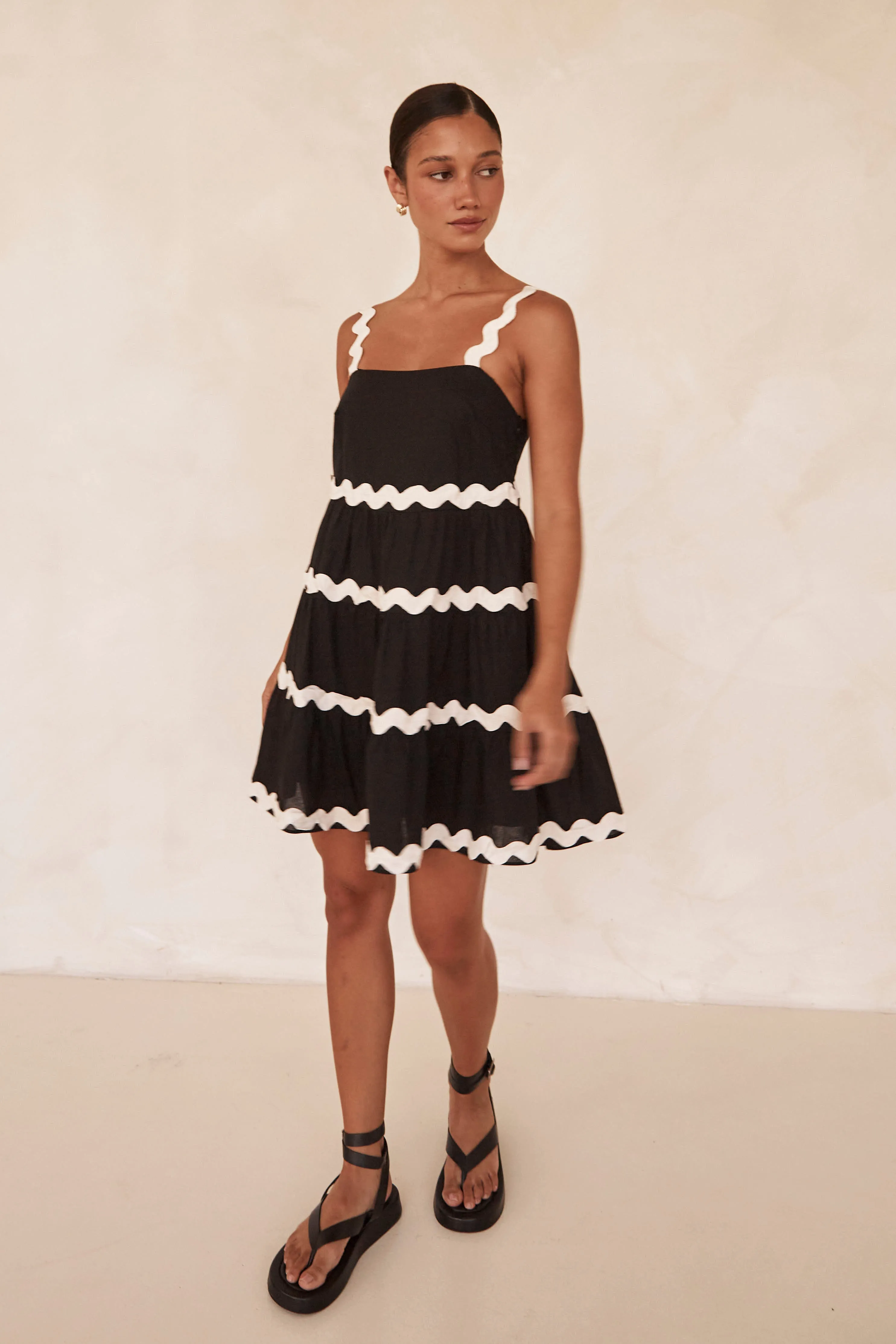 Reya Mini Dress (Black) sold by Runway Scout product image thumbnail 2