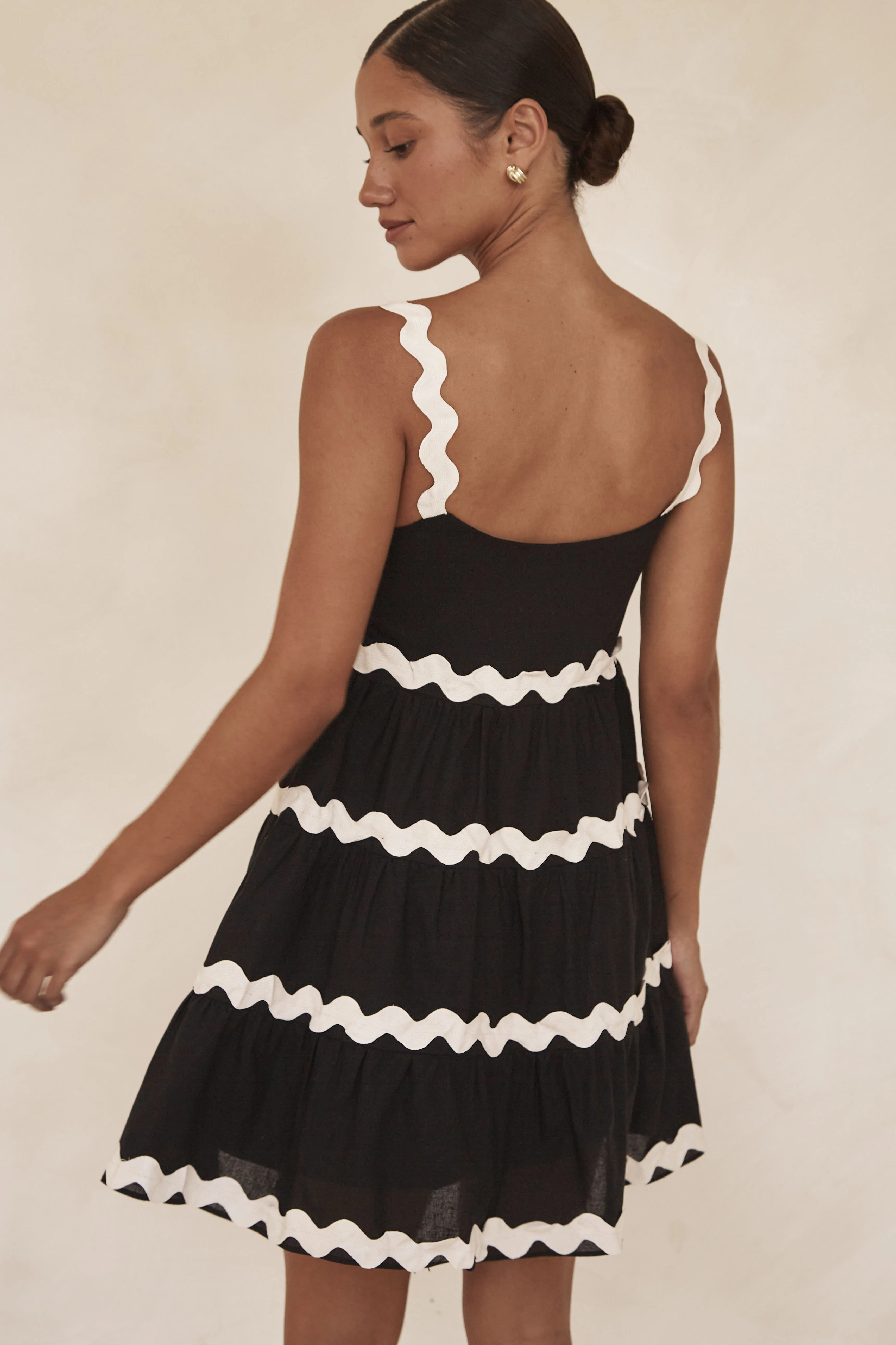 Reya Mini Dress (Black) sold by Runway Scout product image thumbnail 5