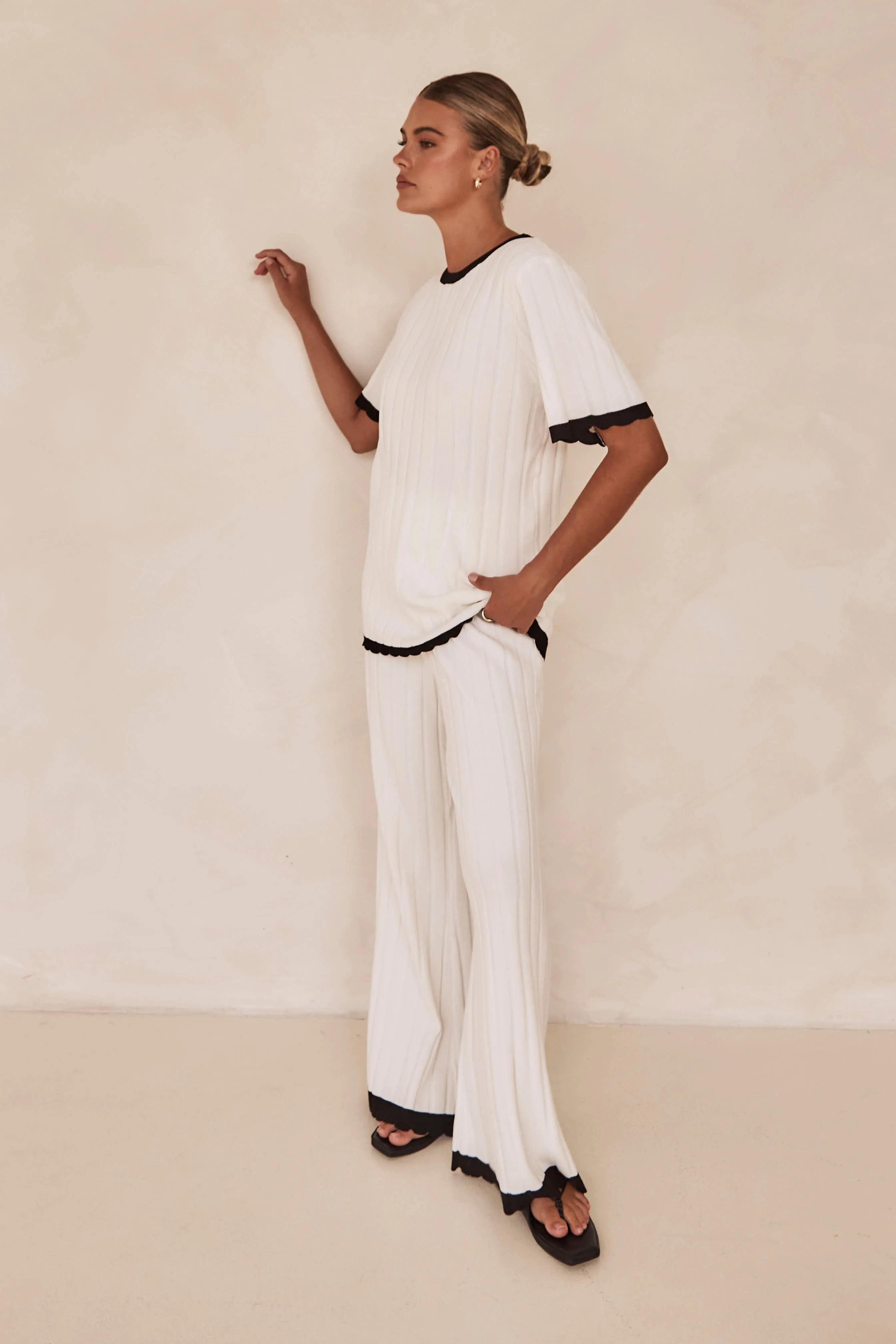 Henny Knit Top (White) sold by Runway Scout product image thumbnail 4