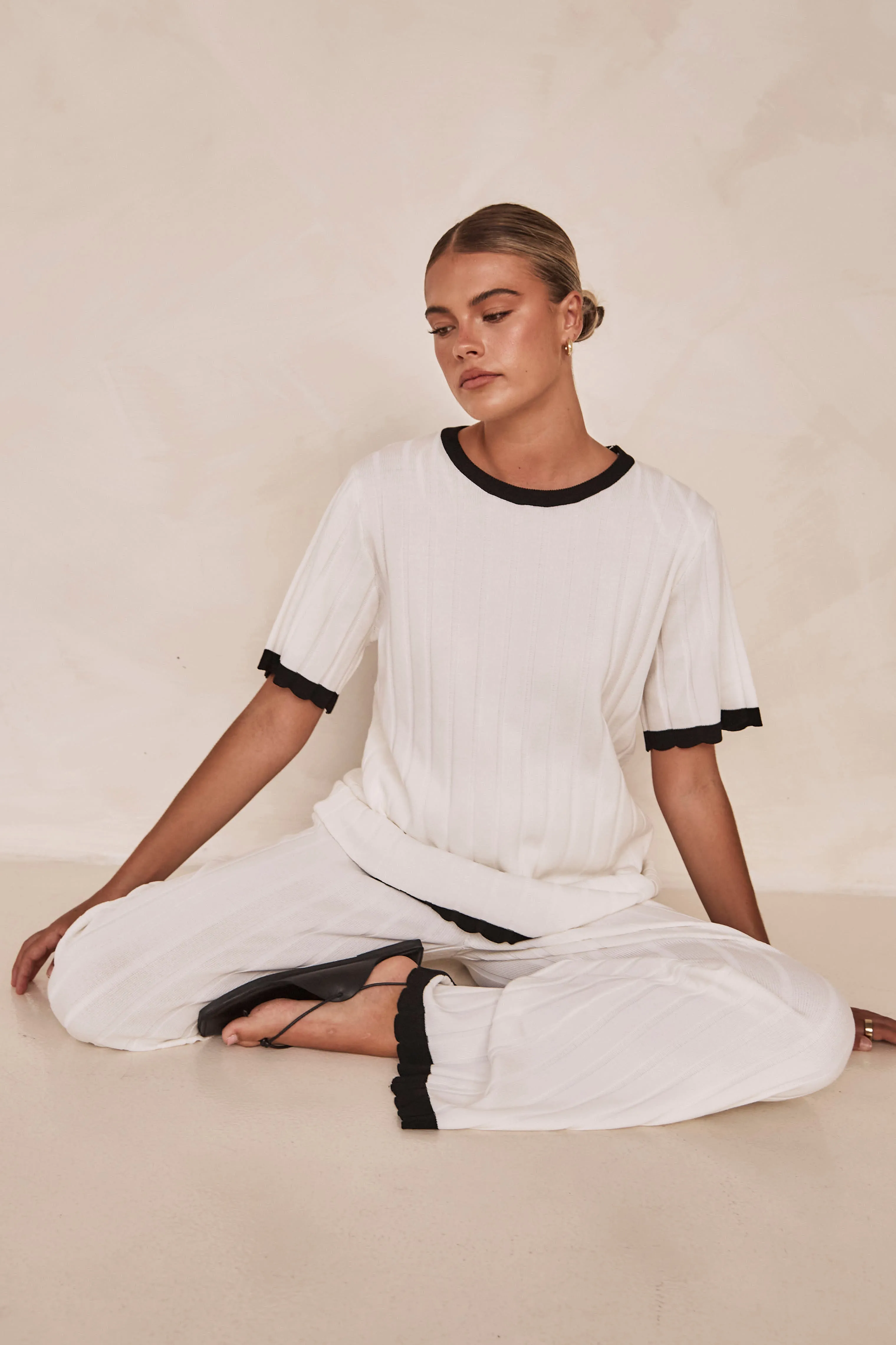 Henny Knit Top (White) sold by Runway Scout product image thumbnail 5