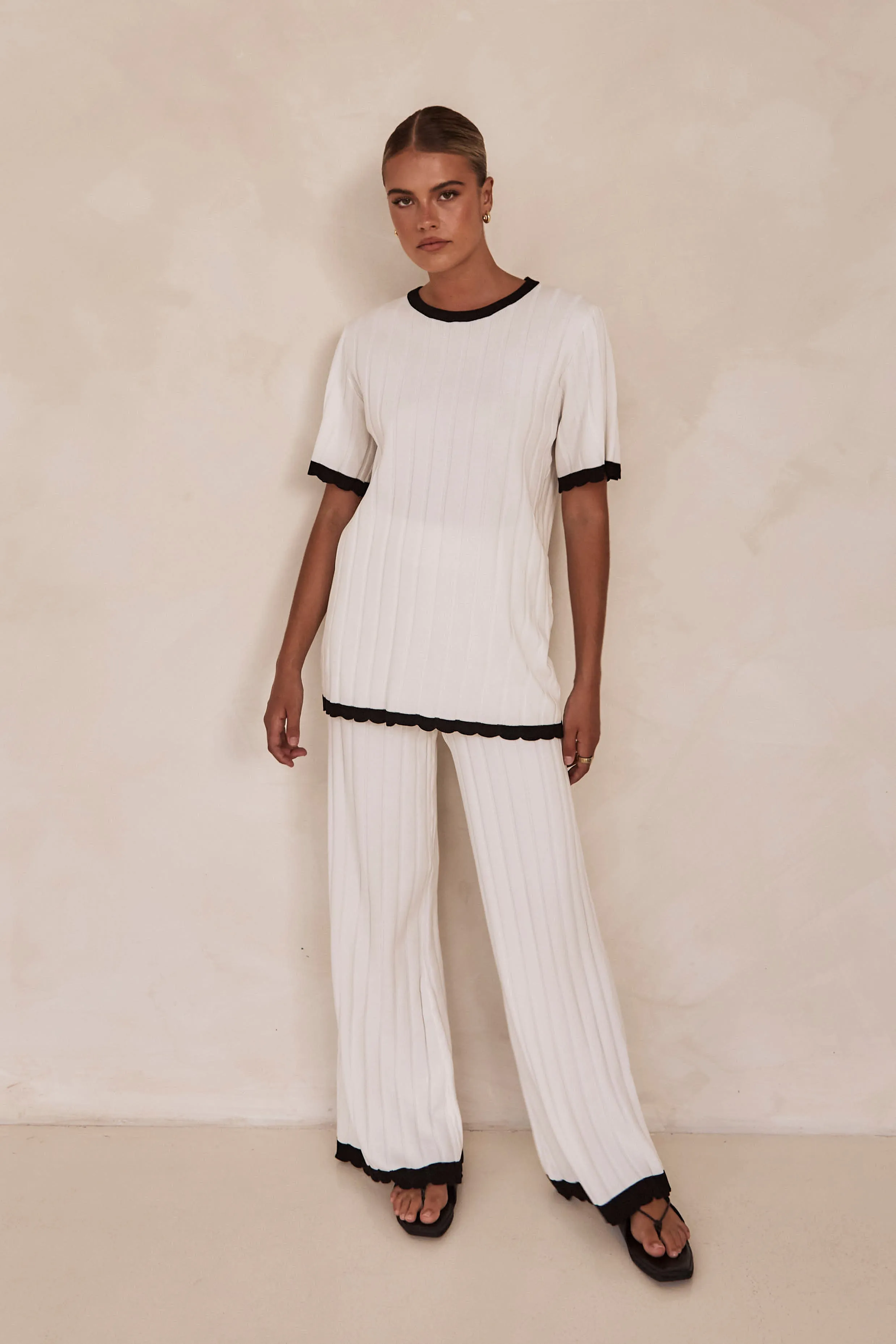 Henny Knit Top (White) sold by Runway Scout product image thumbnail 3