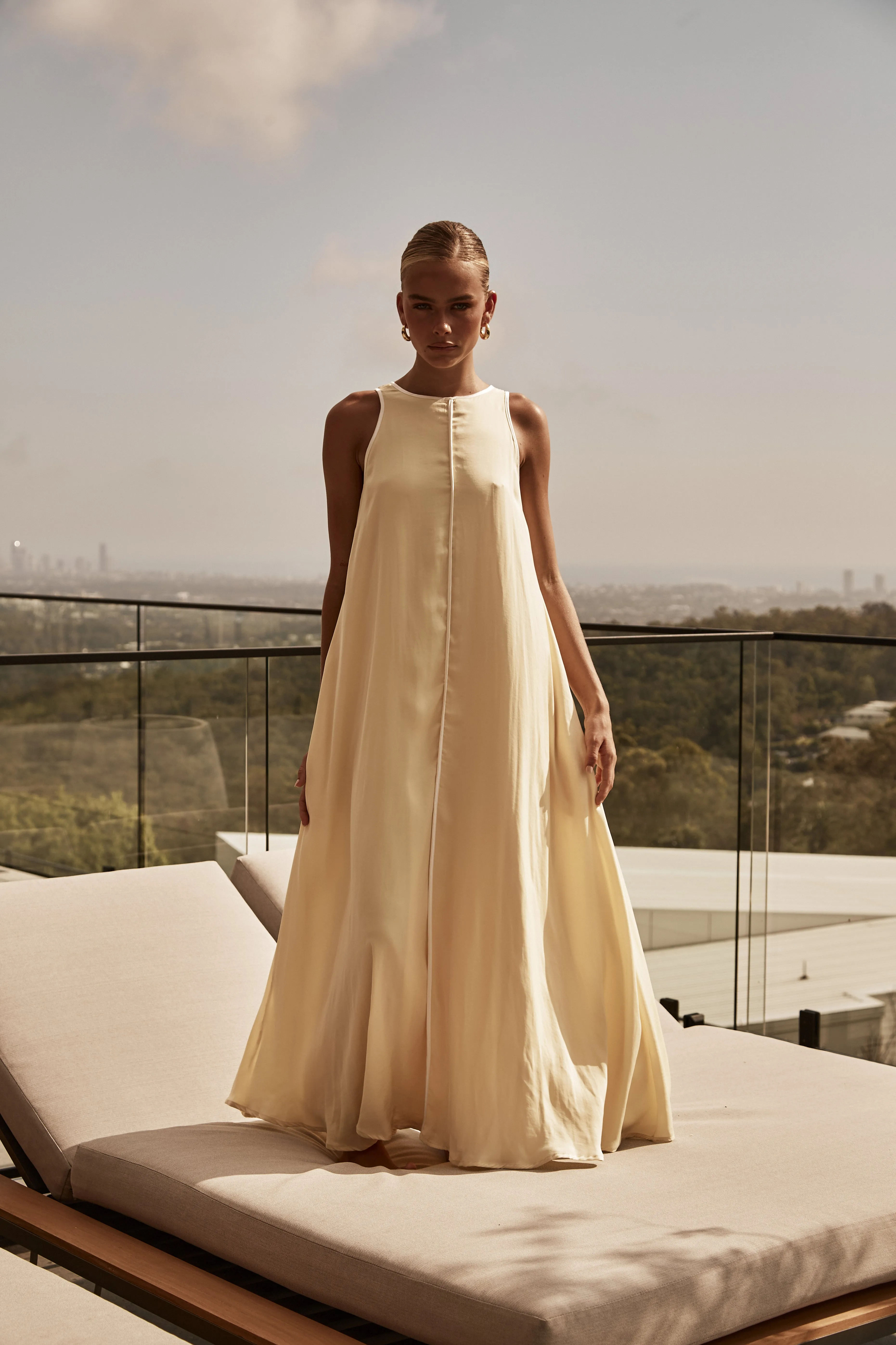 Palos Maxi Dress (Yellow) sold by Runway Scout product image thumbnail 3