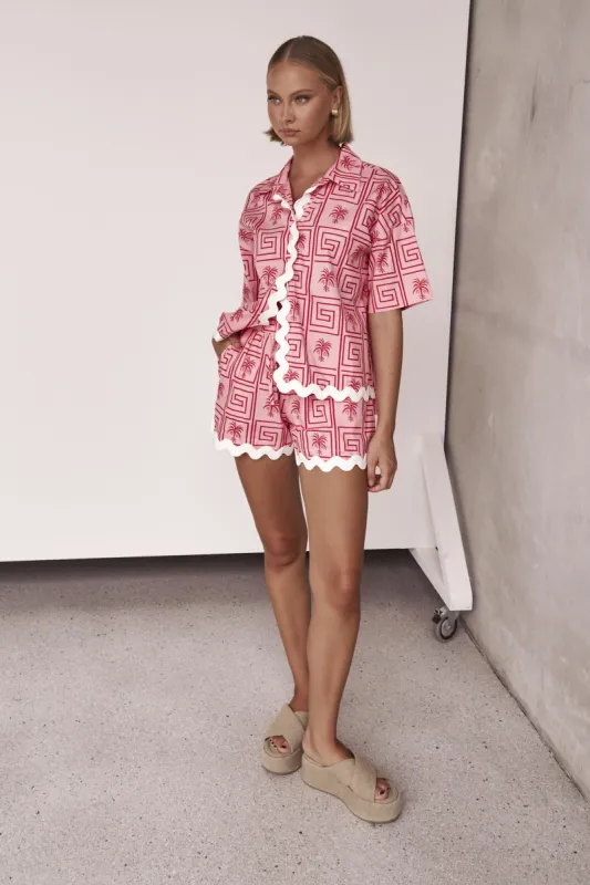 Bea Shirt (Pink) sold by Runway Scout