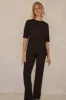Venice Knit Pant (Black) sold by Runway Scout