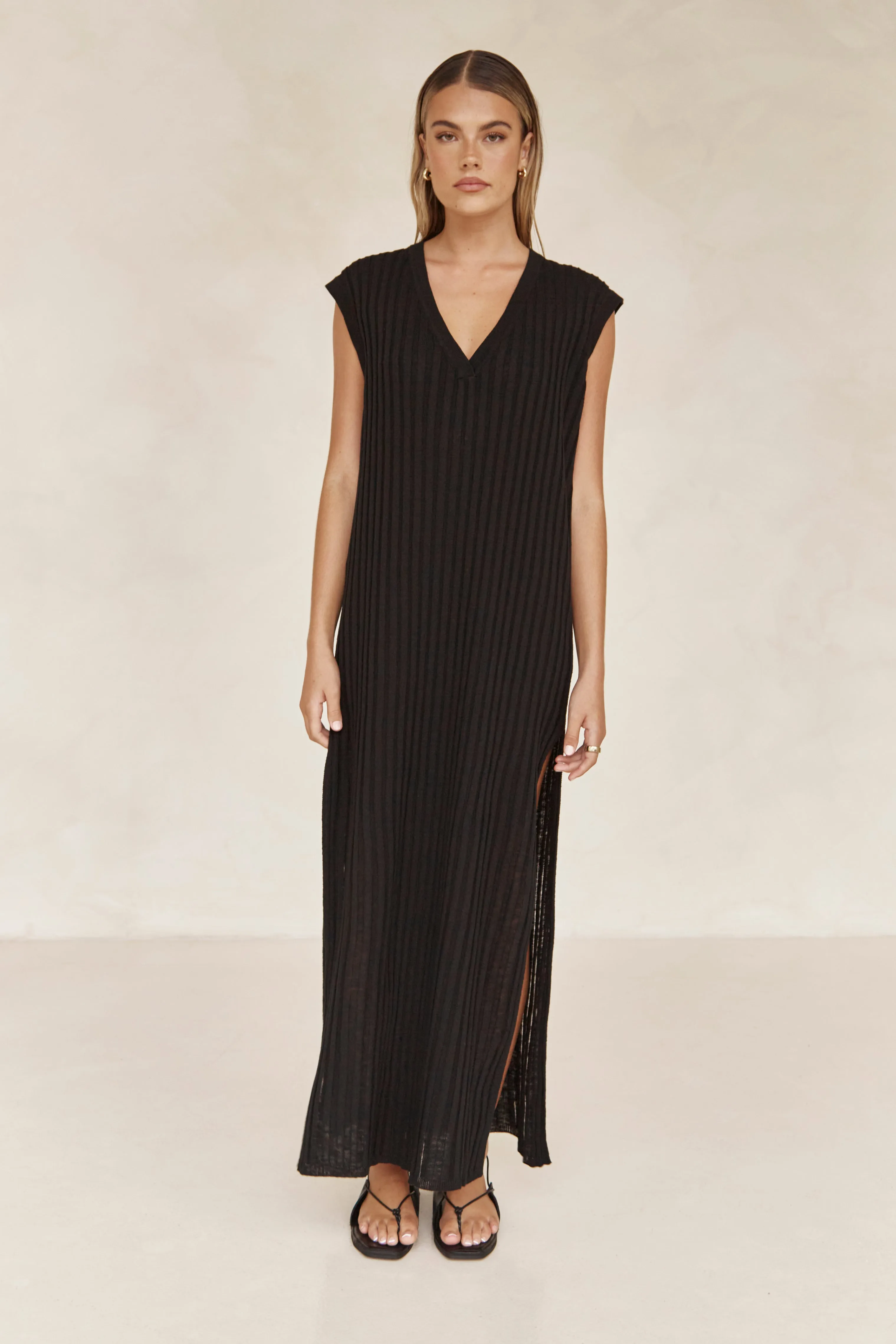 Brynne Maxi Dress (Black) sold by Runway Scout product image thumbnail 2