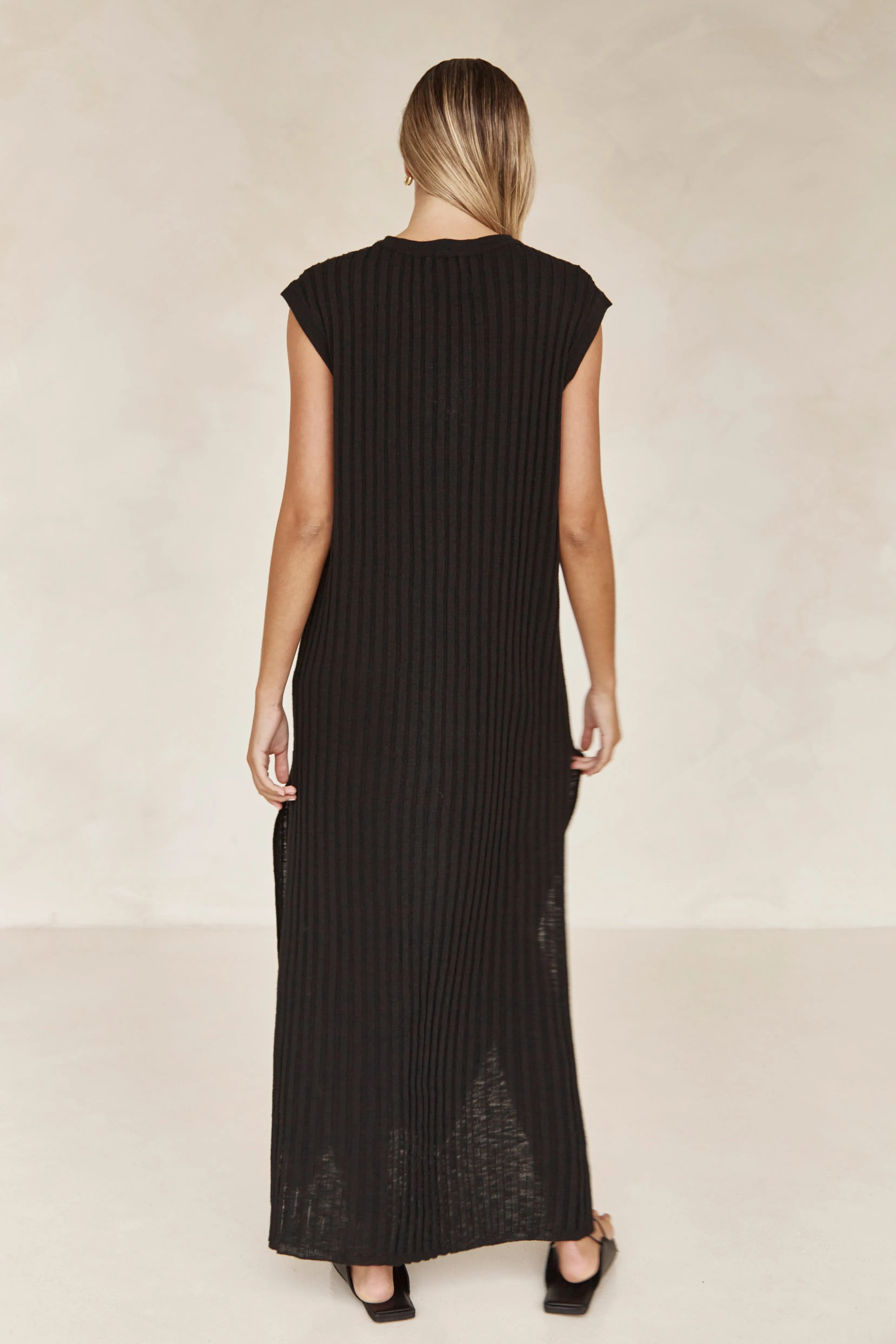 Brynne Maxi Dress (Black) sold by Runway Scout product image thumbnail 5