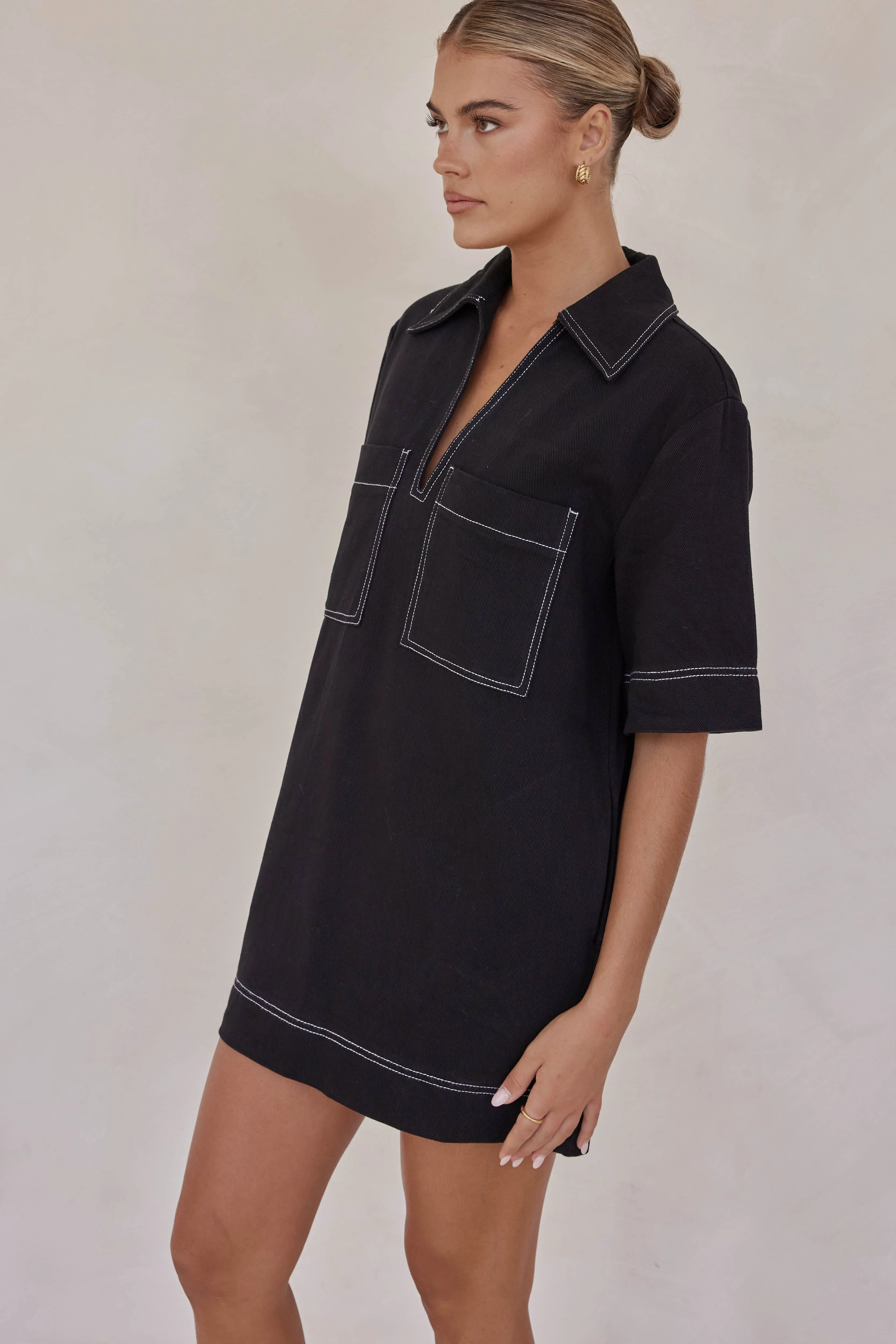 Tara Mini Dress (Black) sold by Runway Scout product image thumbnail 5