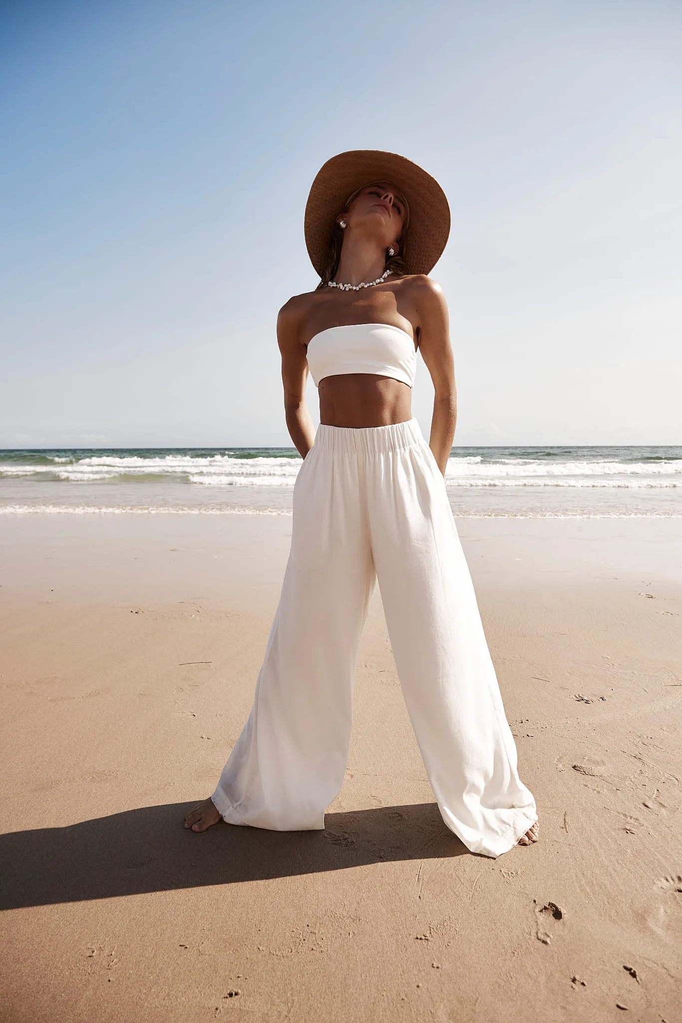 Billie Pant (White) sold by Runway Scout product image thumbnail 5