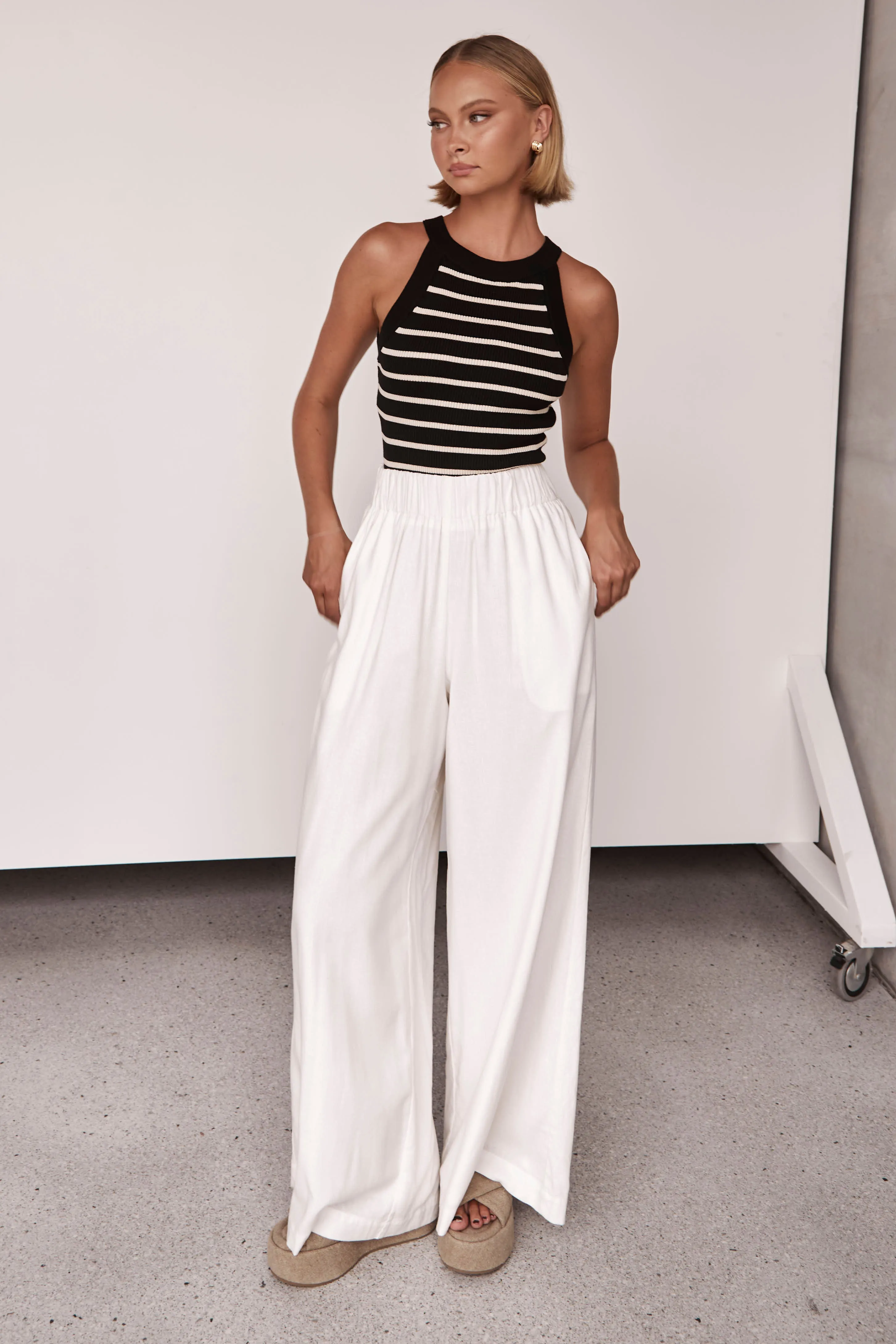 Billie Pant (White) sold by Runway Scout product image thumbnail 3