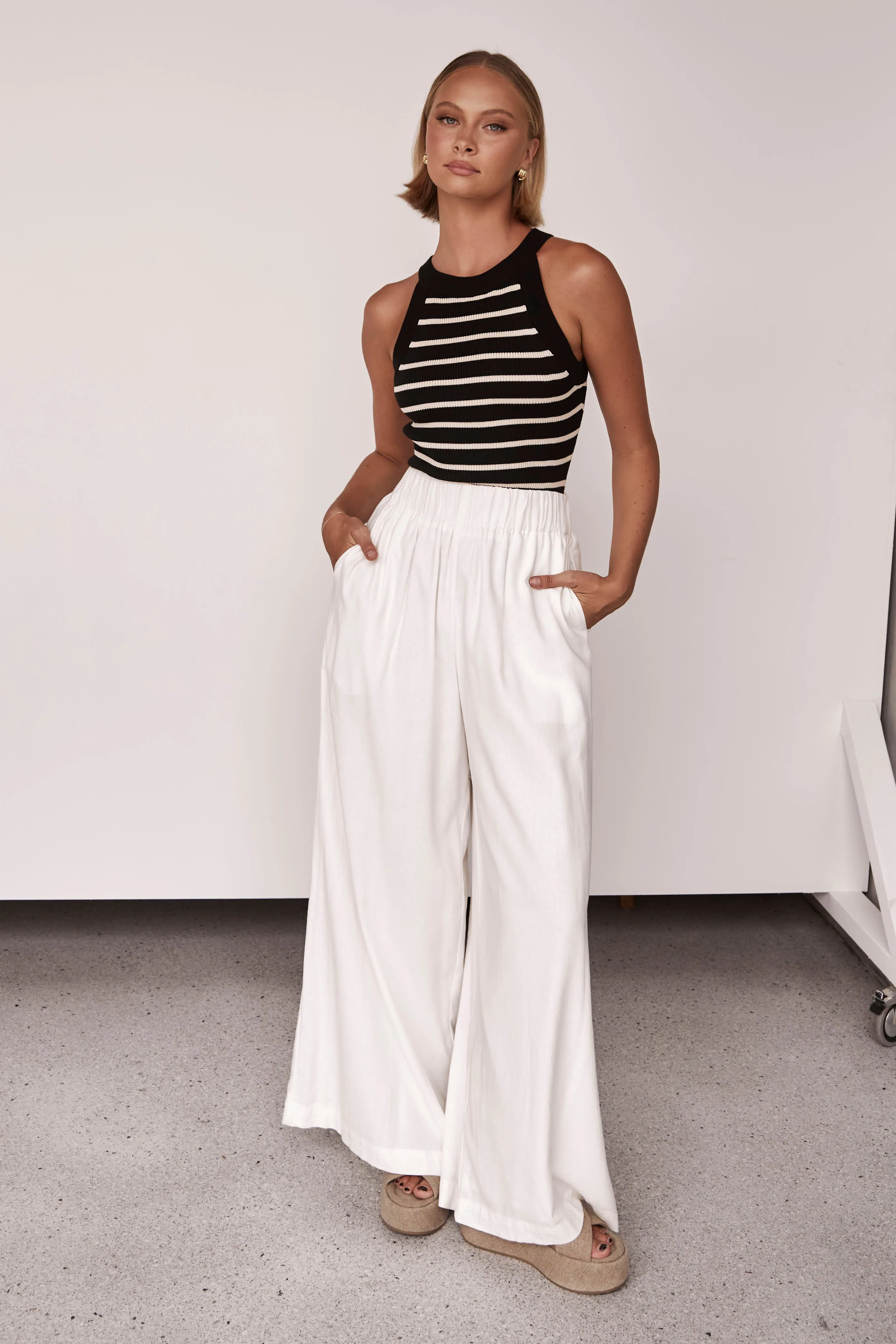 Billie Pant (White) sold by Runway Scout product image thumbnail 2