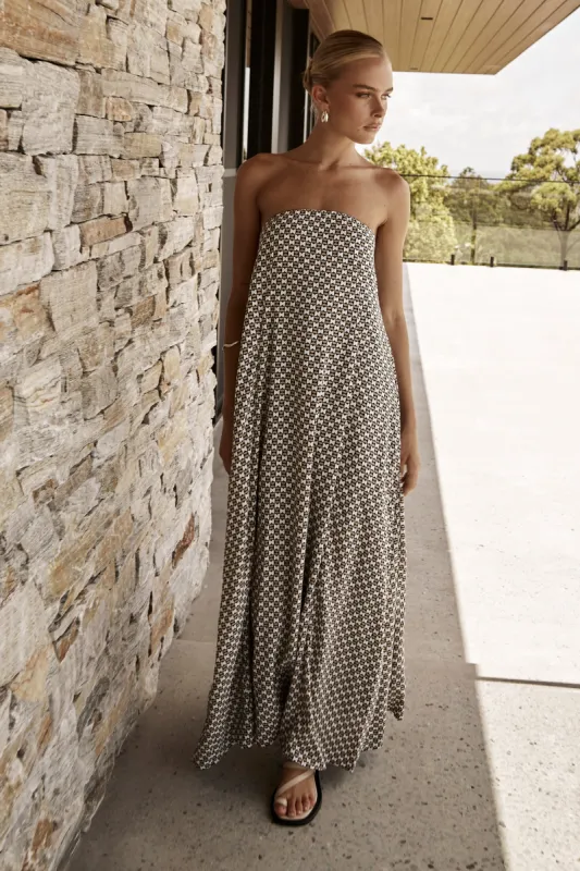 Kesia Maxi Dress (Black) sold by Runway Scout