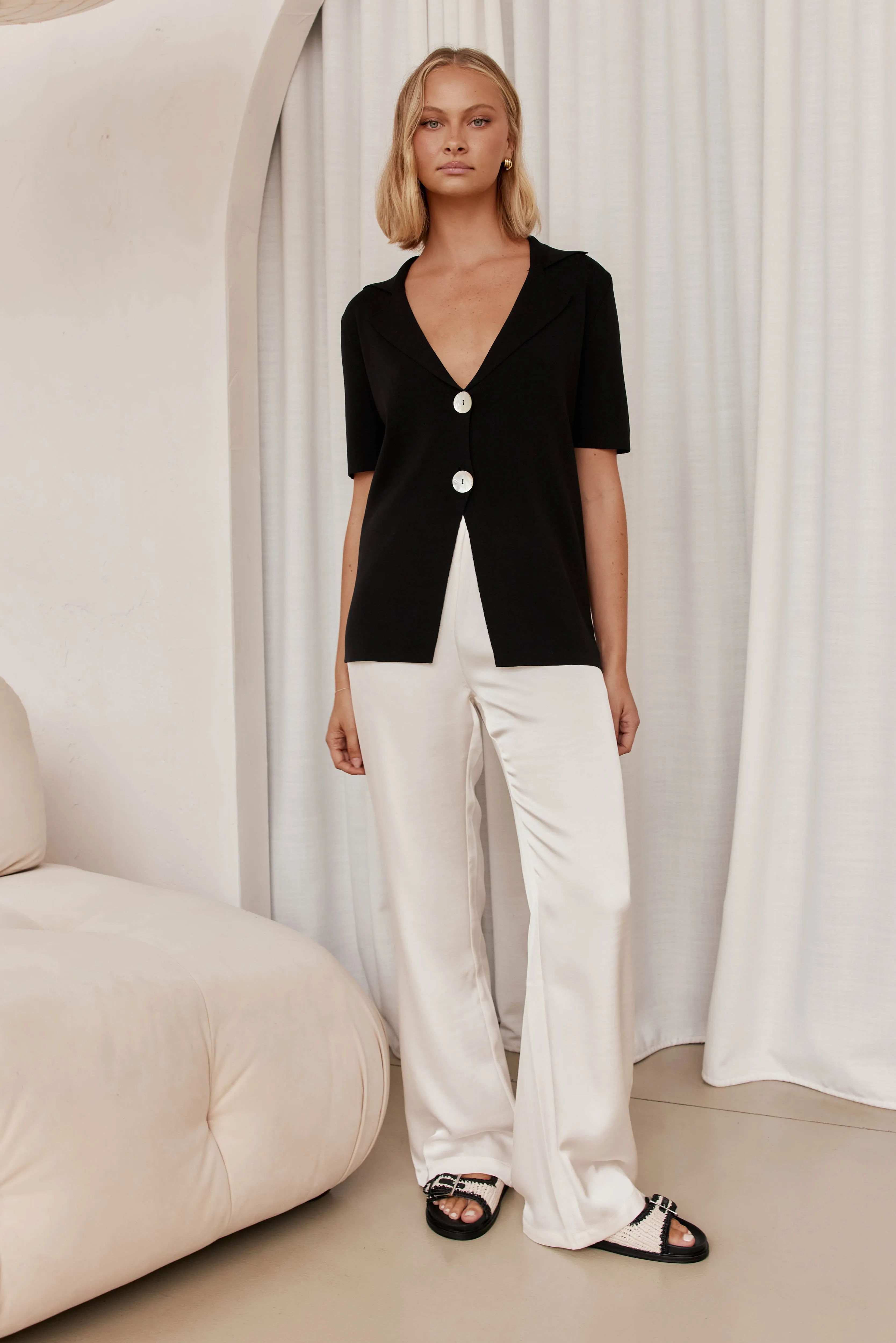 Katana Knit Shirt (Black) sold by Runway Scout product image thumbnail 3