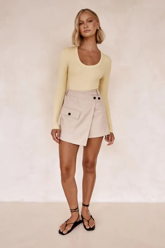 Deon Top (Yellow) sold by Runway Scout