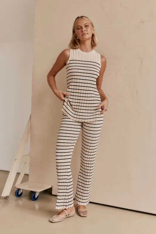 Demi Knit Set (Cream) sold by Runway Scout