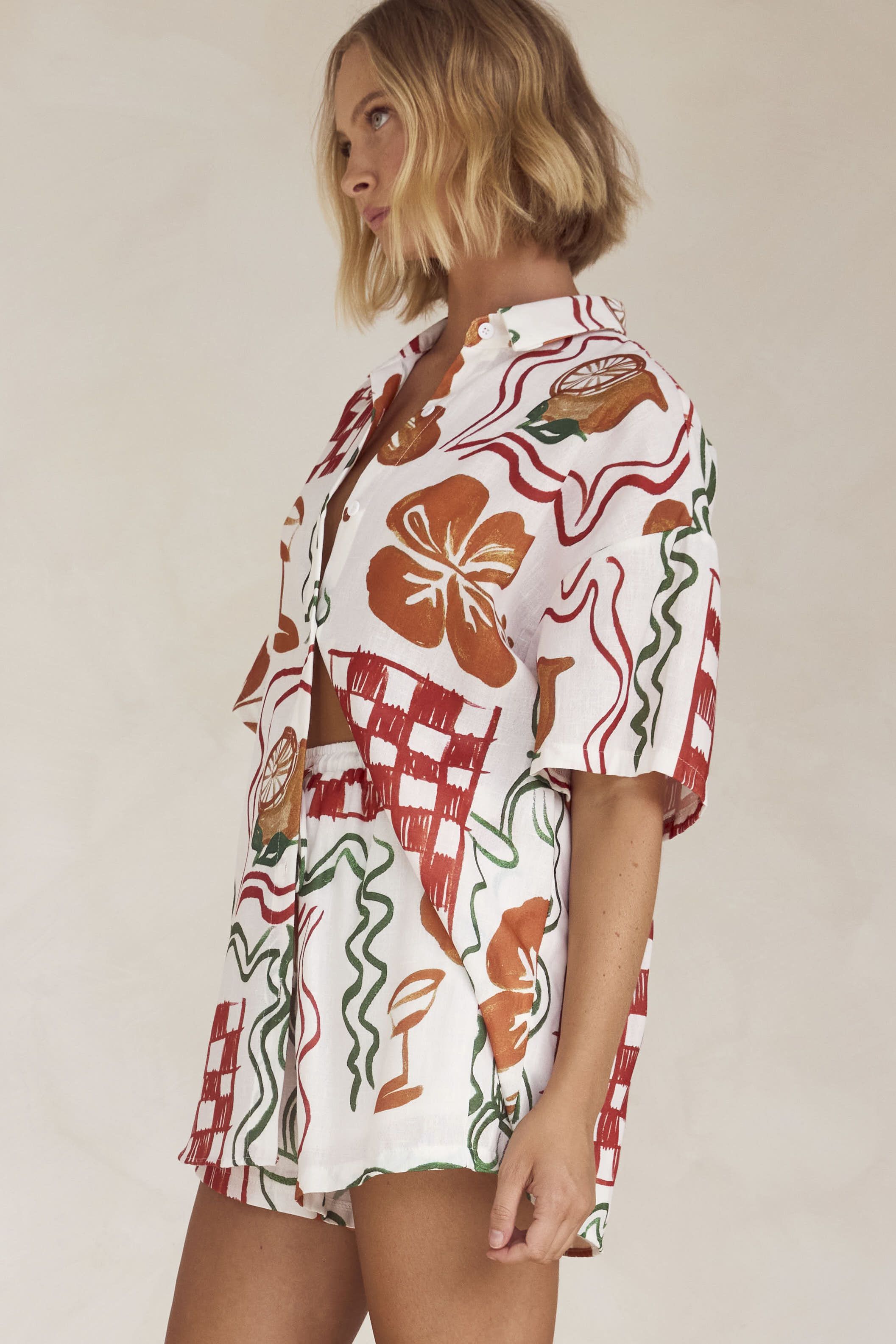 Mona Shirt (White) sold by Runway Scout product image thumbnail 5