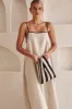 Dasha Linen Maxi Dress (Beige) sold by Runway Scout