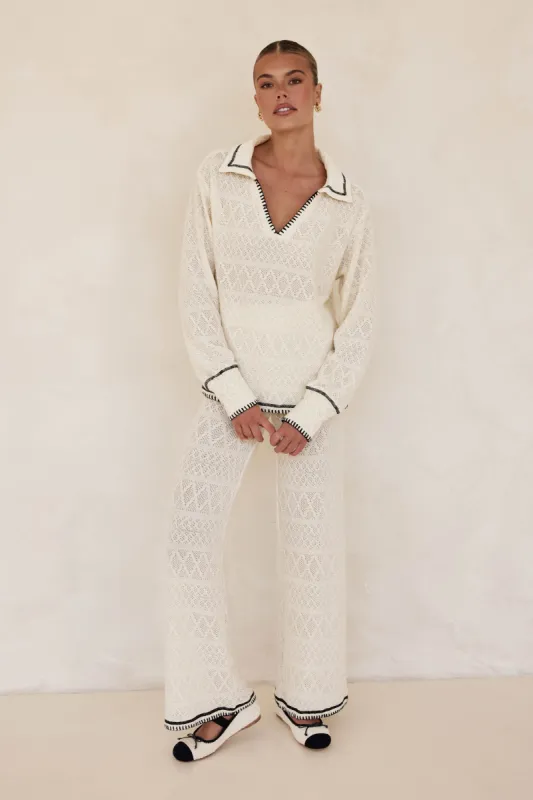 Kamila Pant (Cream) sold by Runway Scout