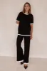 Henny Knit Pant (Black) sold by Runway Scout