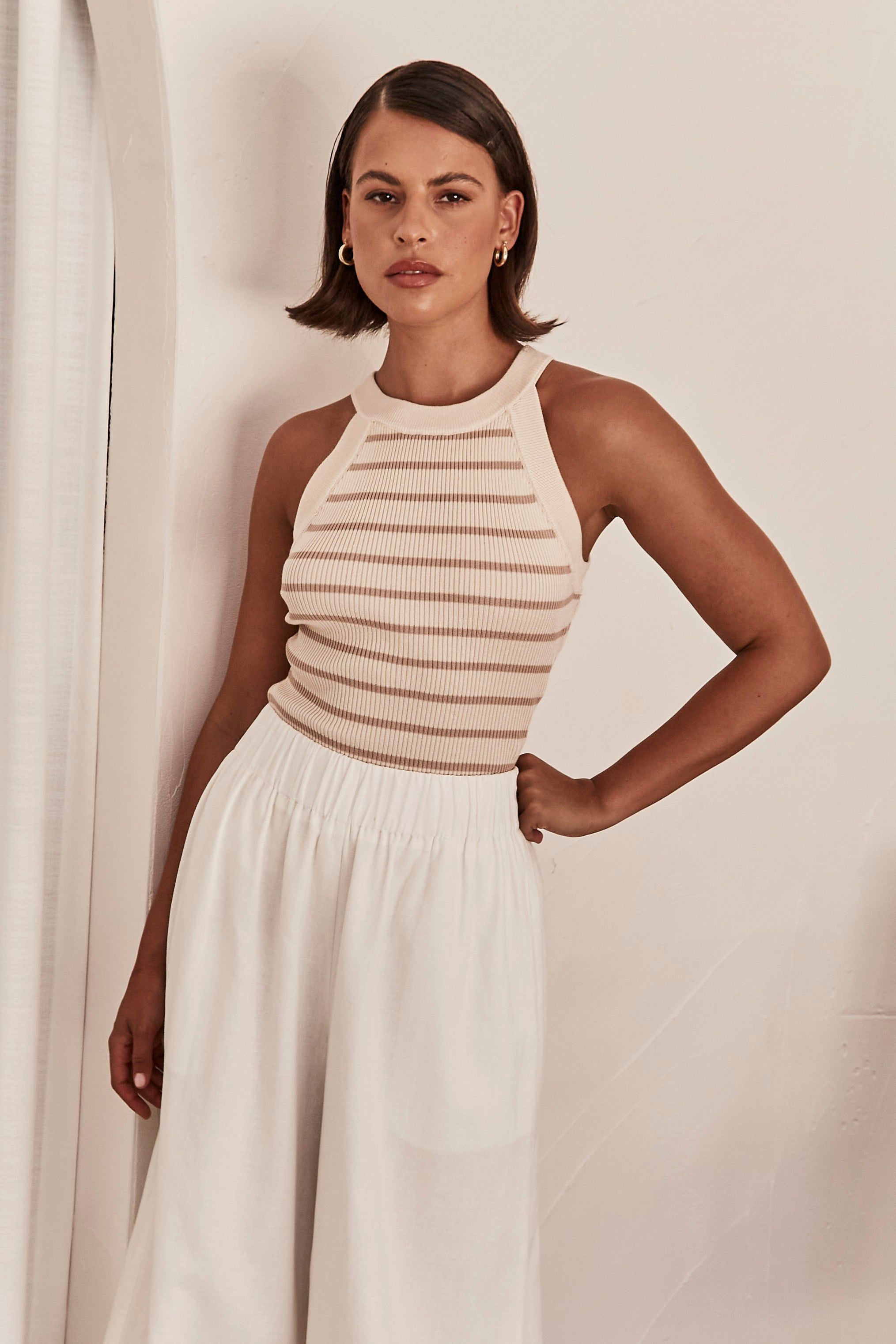 Landen Knit Top (Cream) sold by Runway Scout product image thumbnail 2