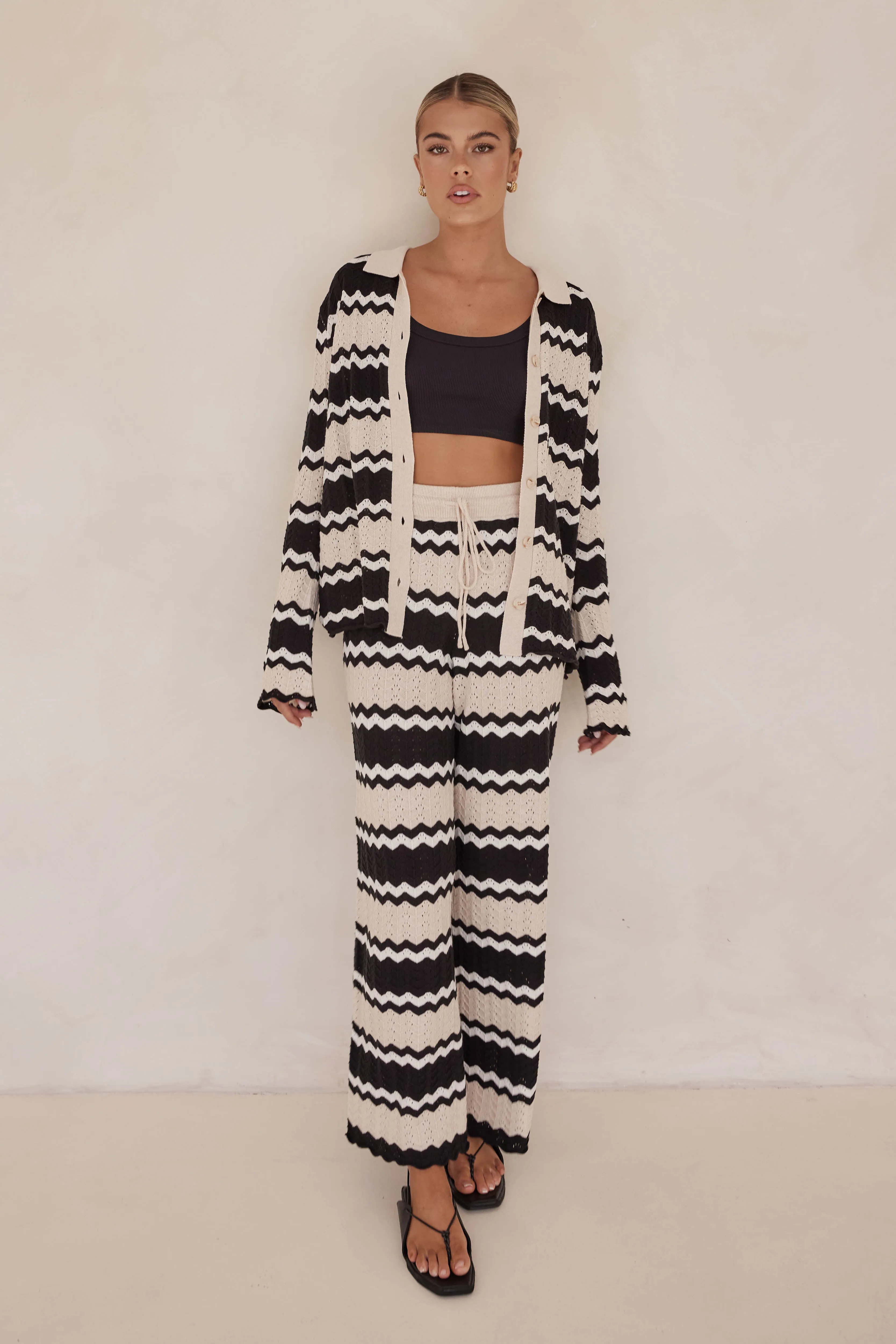 Lucca Knit Shirt (Black) sold by Runway Scout product image thumbnail 5