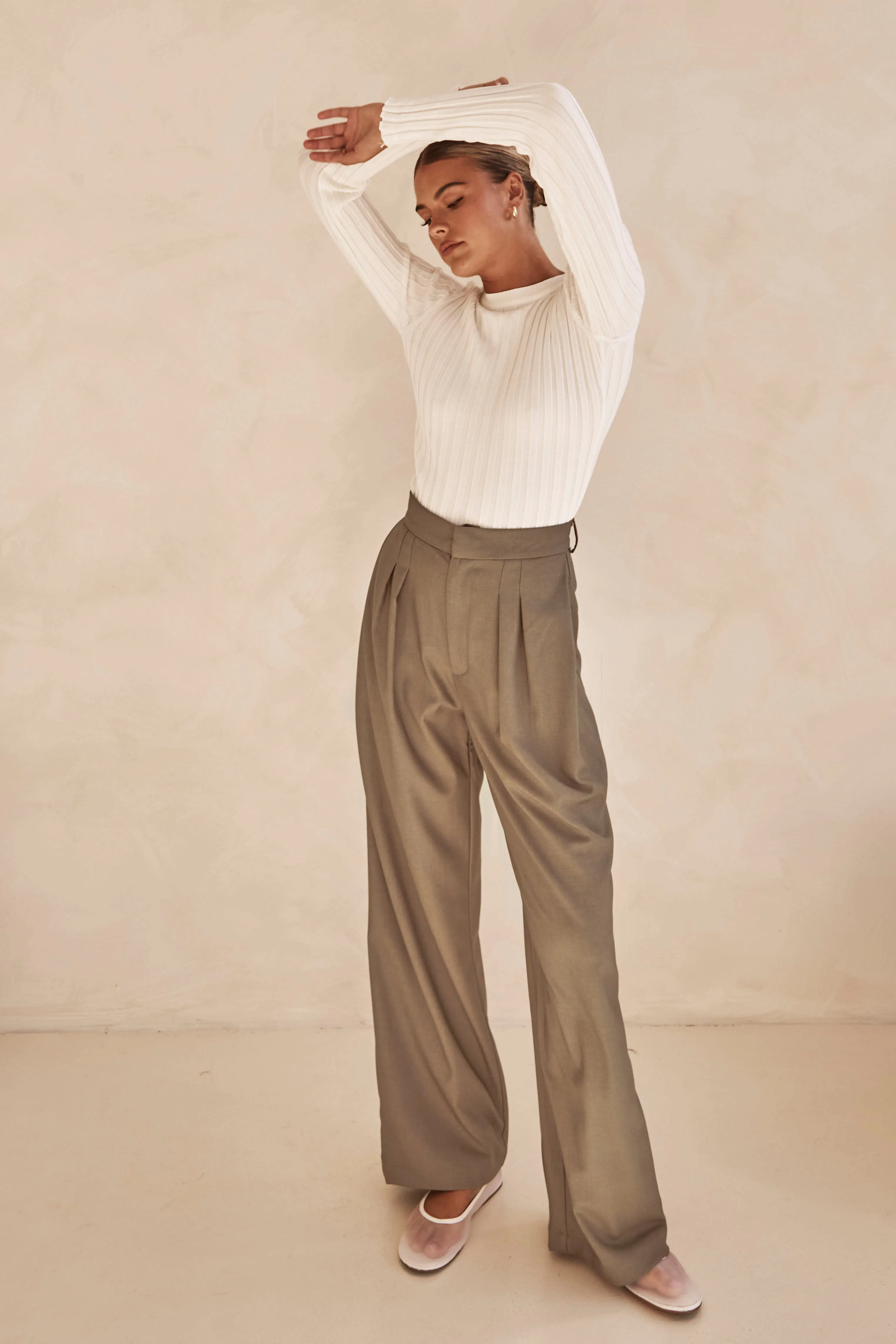 Fuller Knit Top (White) sold by Runway Scout product image thumbnail 5