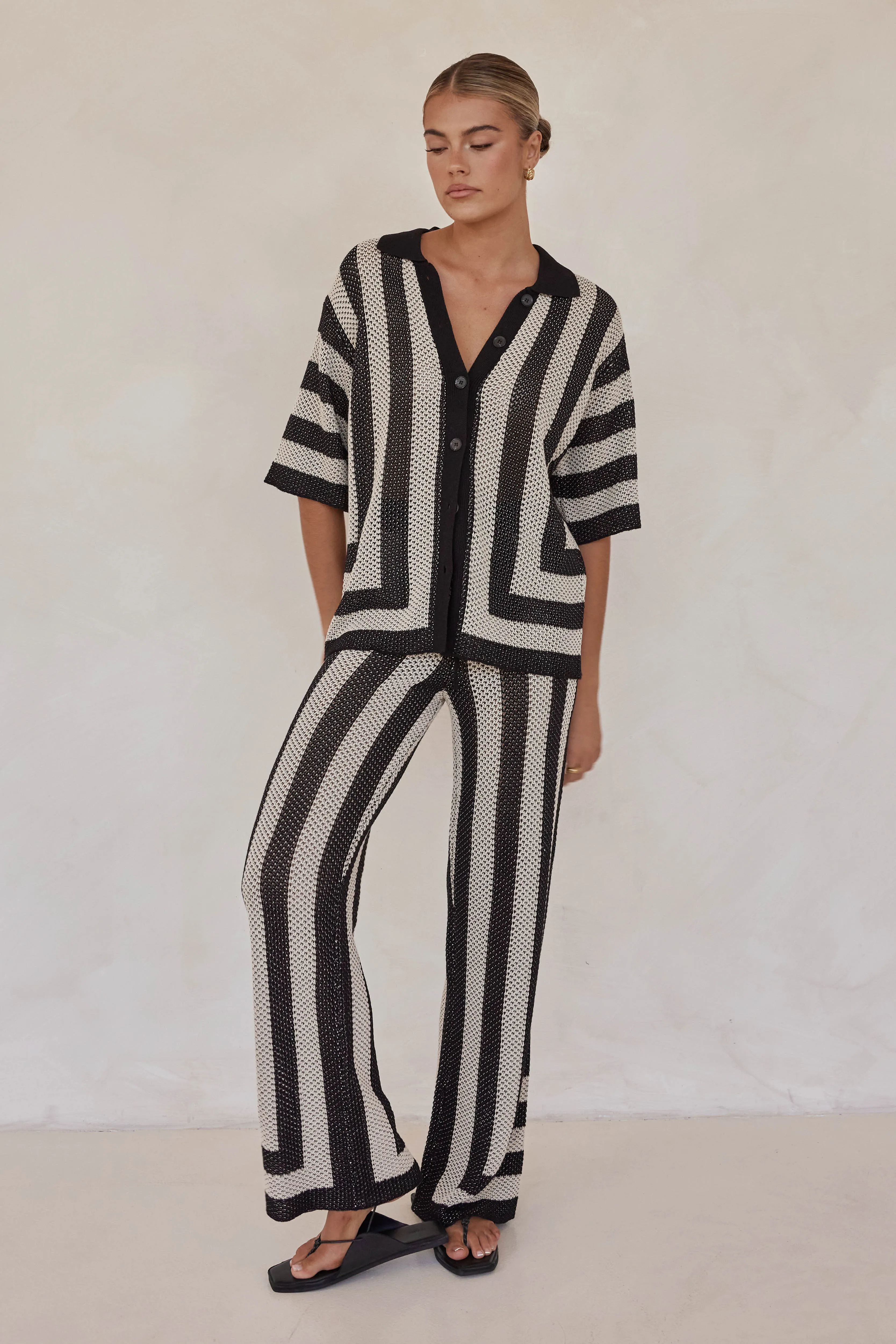 Gia Knit Shirt (Black) sold by Runway Scout product image thumbnail 5