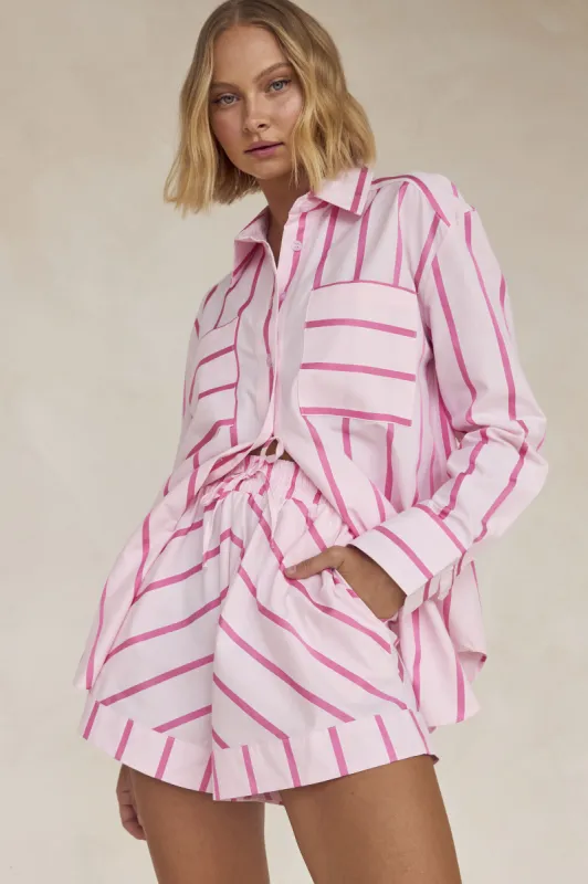 Jax Shirt (Pink) sold by Runway Scout