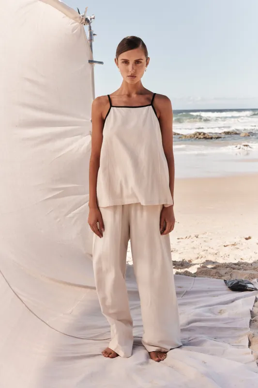 Greta Pant (Beige) sold by Runway Scout