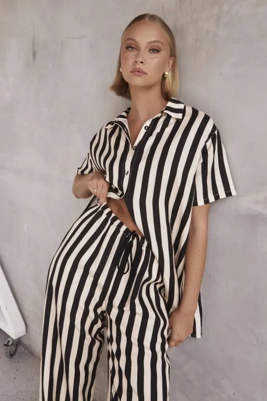 Bowie Shirt (Black) sold by Runway Scout