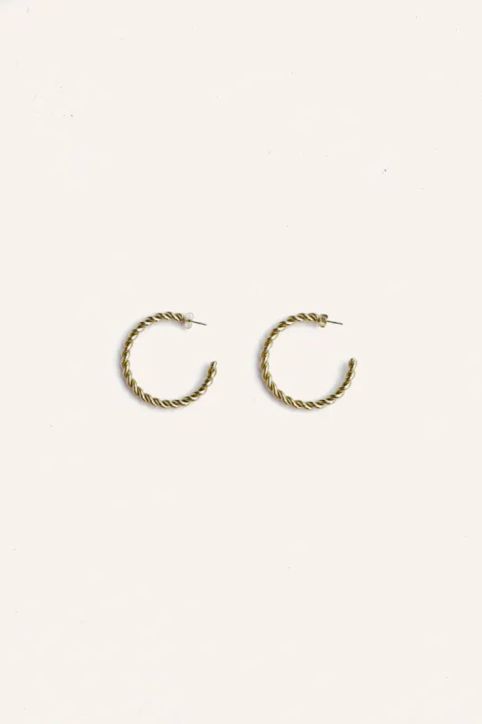 Valentine Earrings (Gold) sold by Runway Scout
