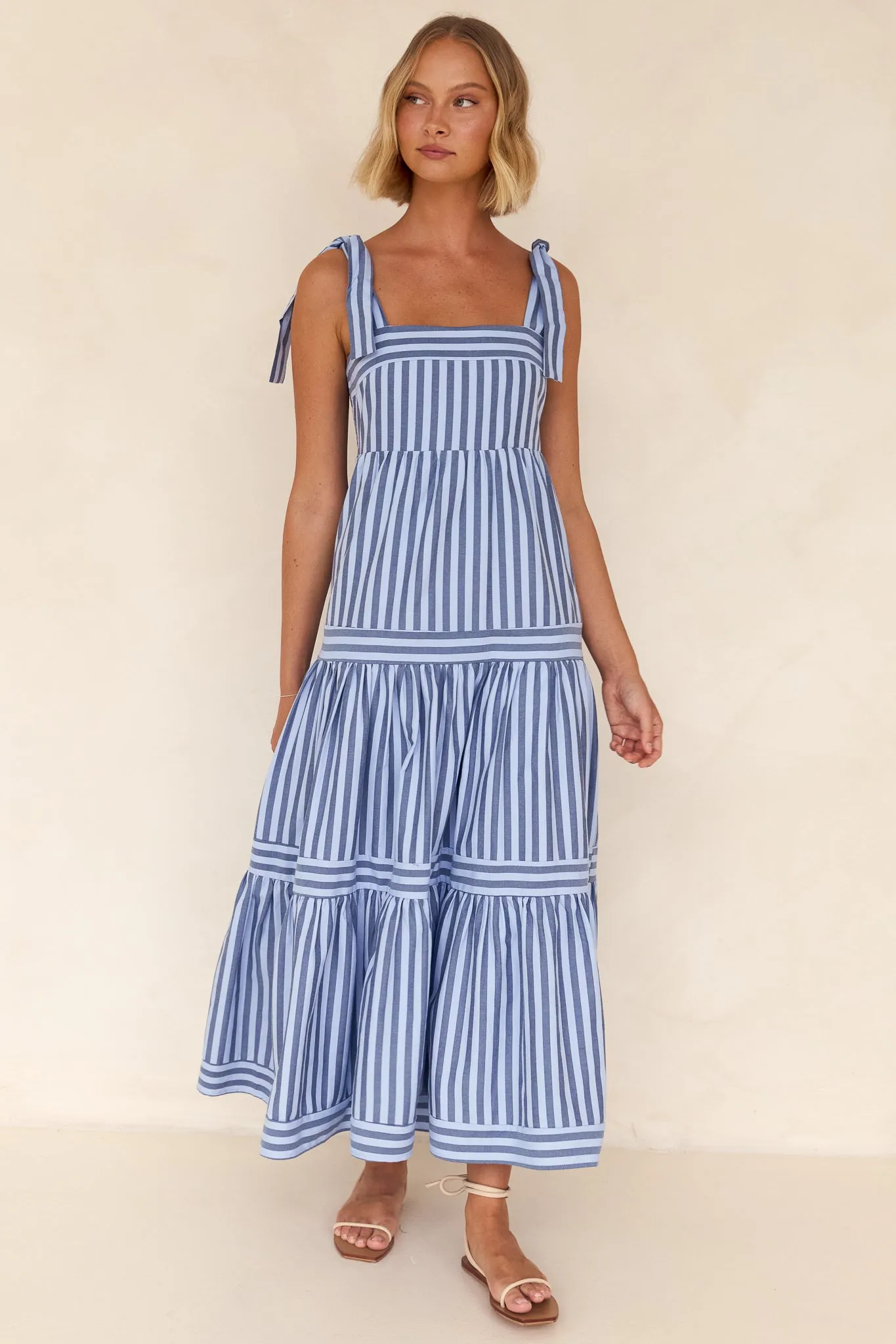 Aisha Maxi Dress (Blue) sold by Runway Scout product image thumbnail 2