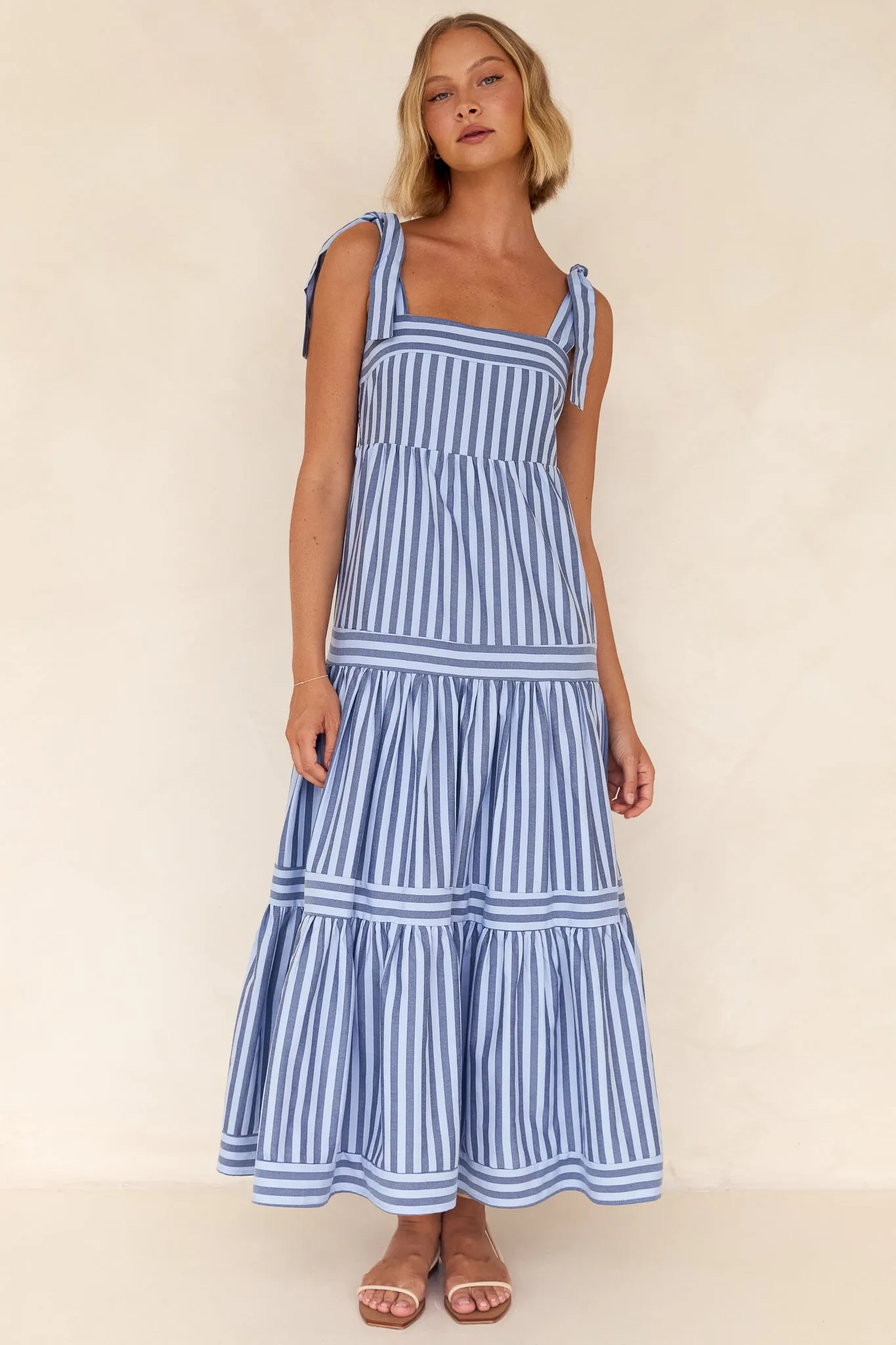 Aisha Maxi Dress (Blue) sold by Runway Scout product image thumbnail 4
