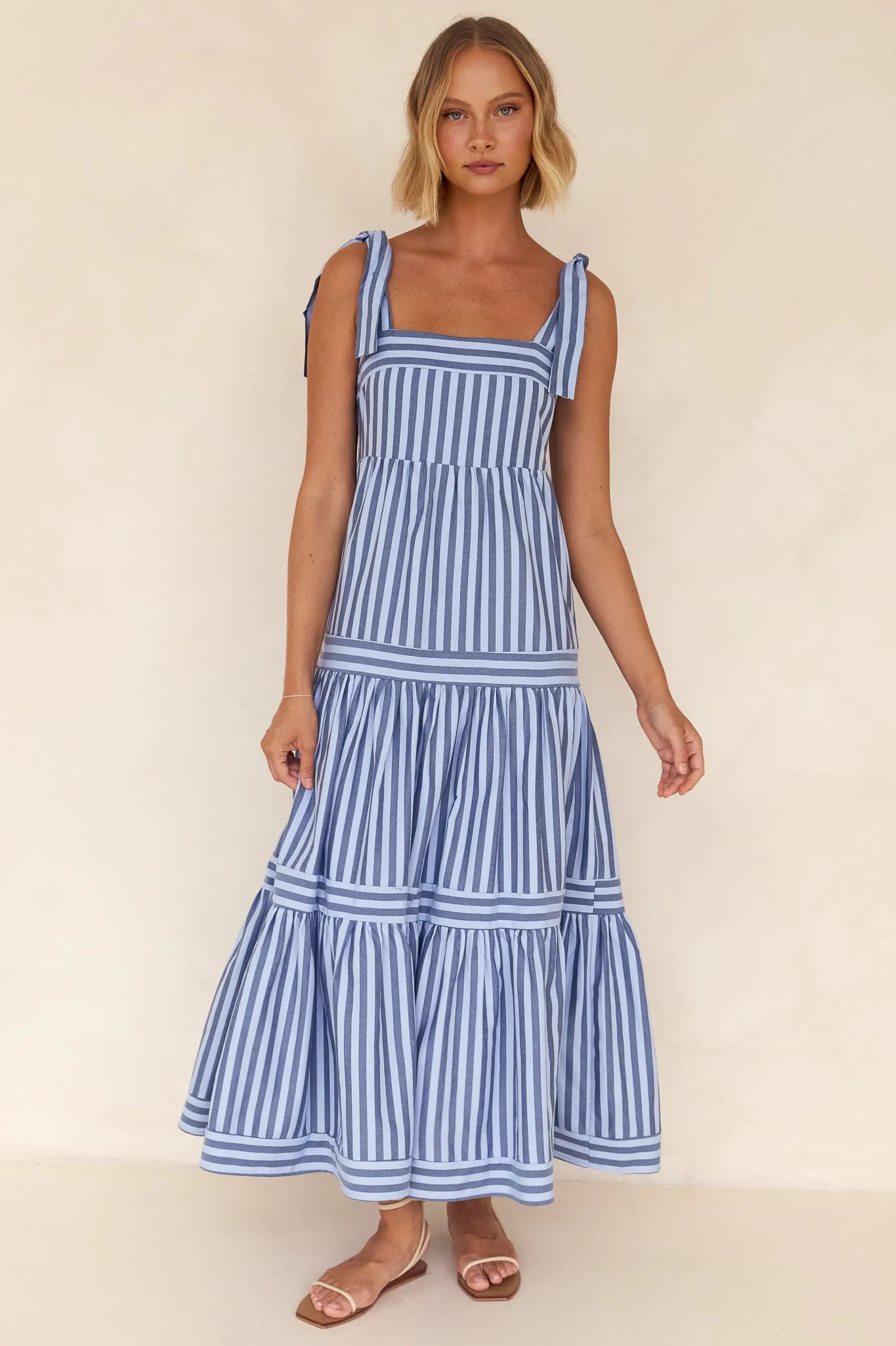 Aisha Maxi Dress (Blue) sold by Runway Scout product image thumbnail 3