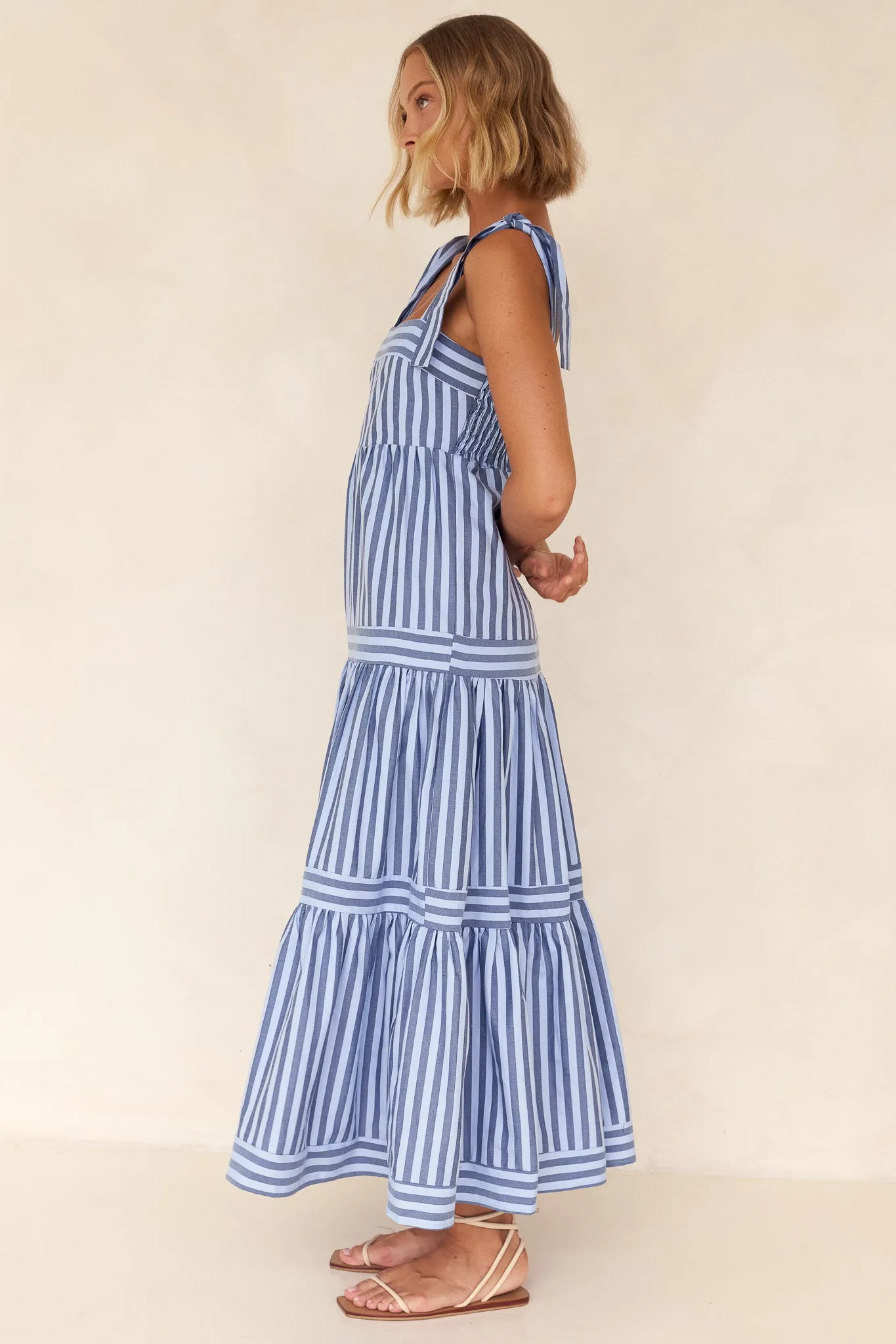 Aisha Maxi Dress (Blue) sold by Runway Scout product image thumbnail 5
