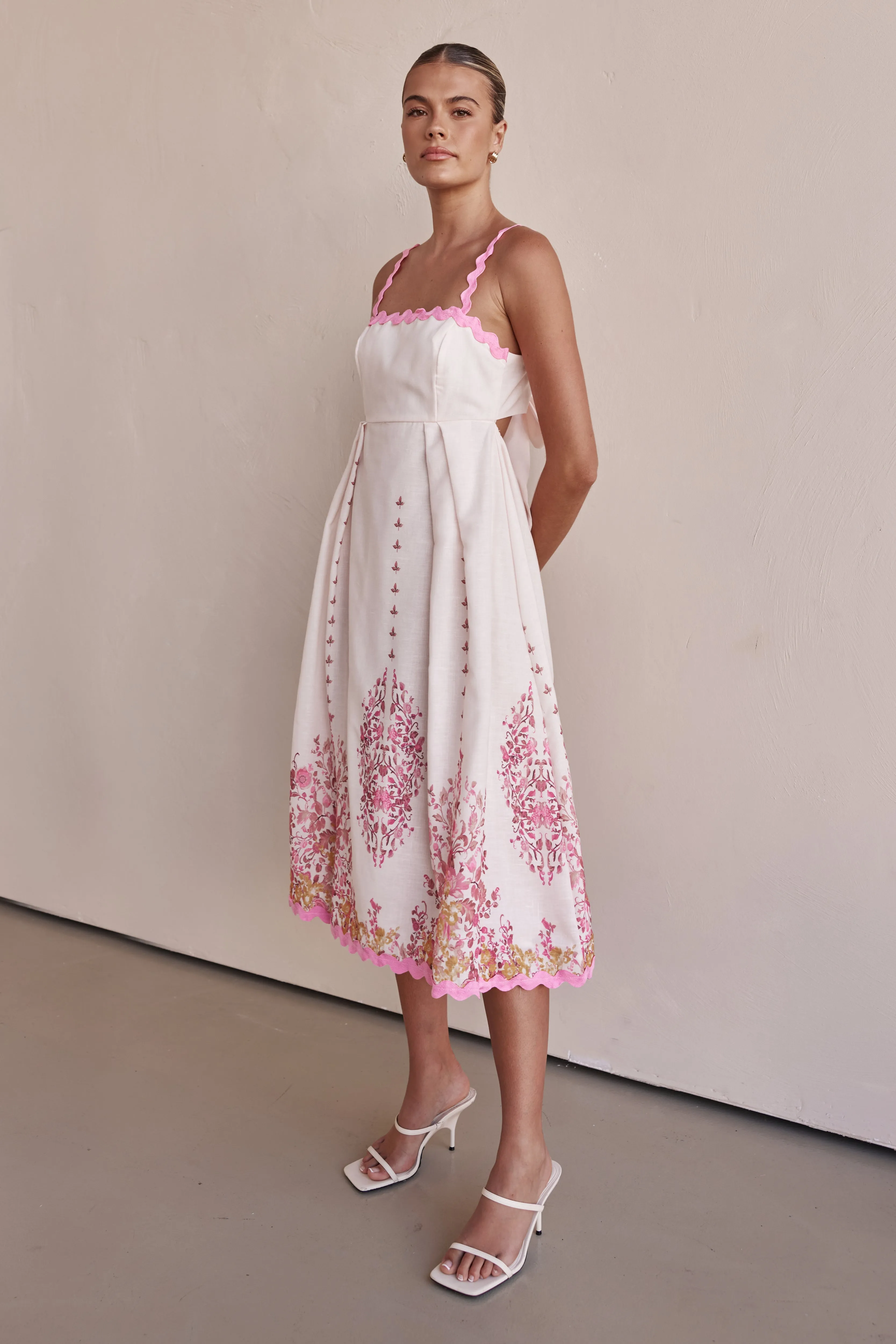 Lara Midi Dress (Pink) sold by Runway Scout product image thumbnail 4