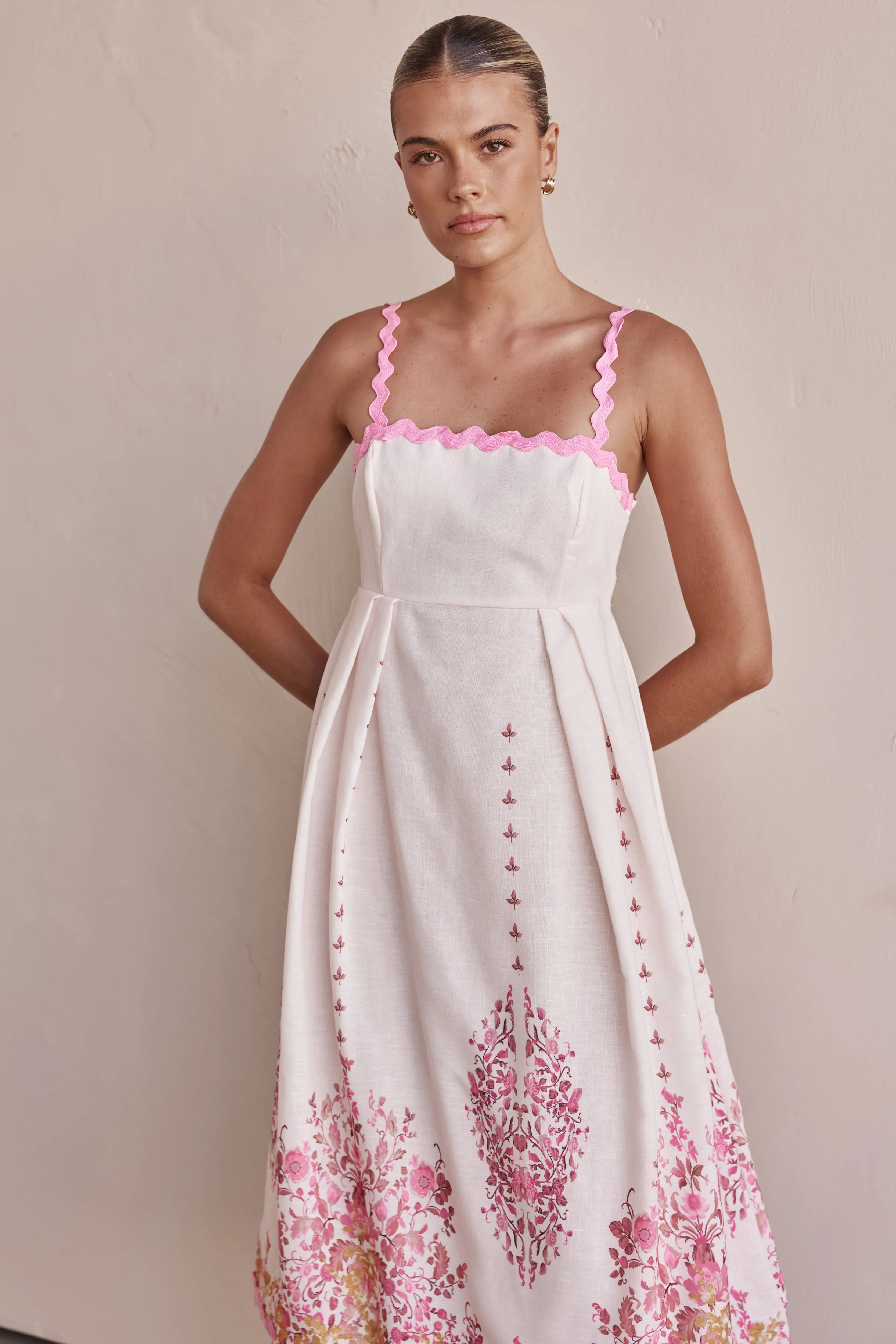 Lara Midi Dress (Pink) sold by Runway Scout product image thumbnail 2